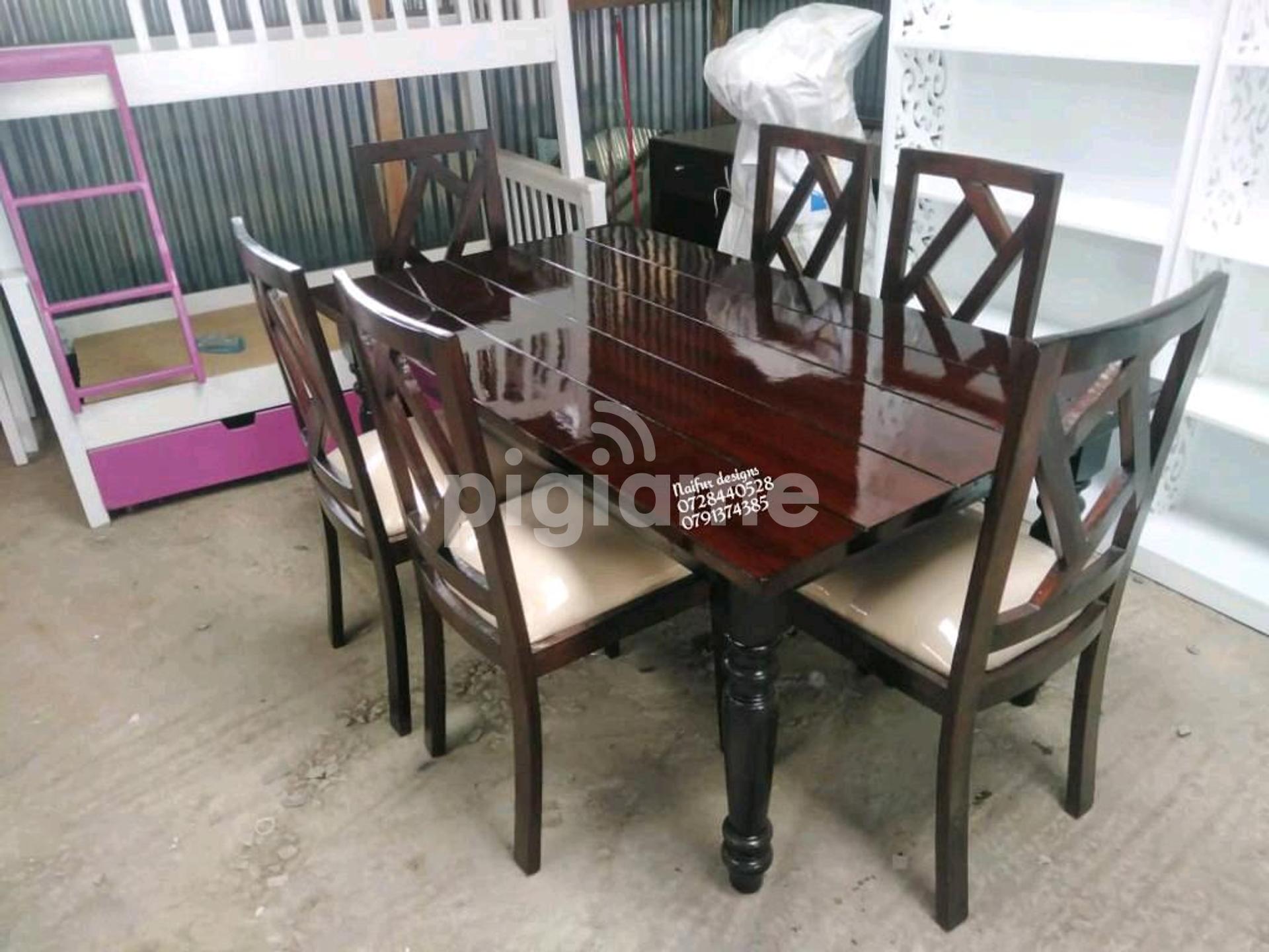 dining tables for sale in Nairobi Kenya/wooden dining tables/modern six