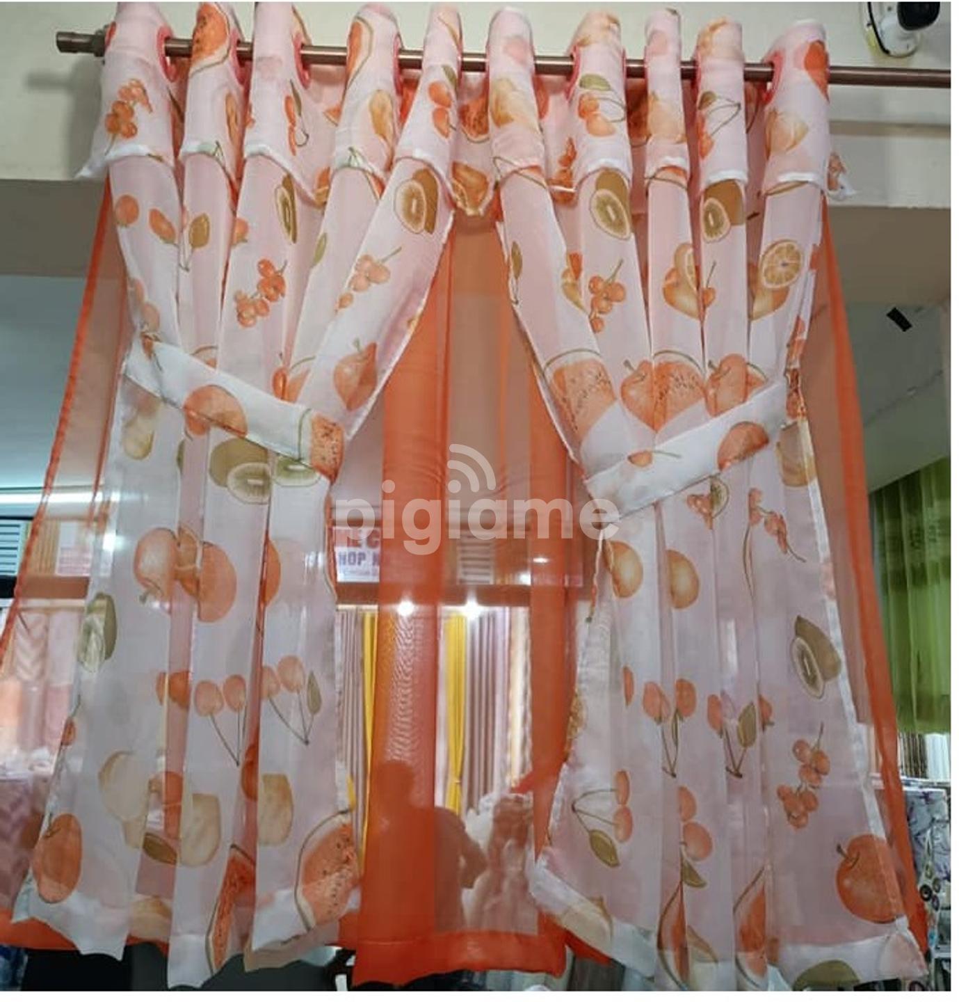 Orange Kitchen Curtains In Nairobi Pigiame