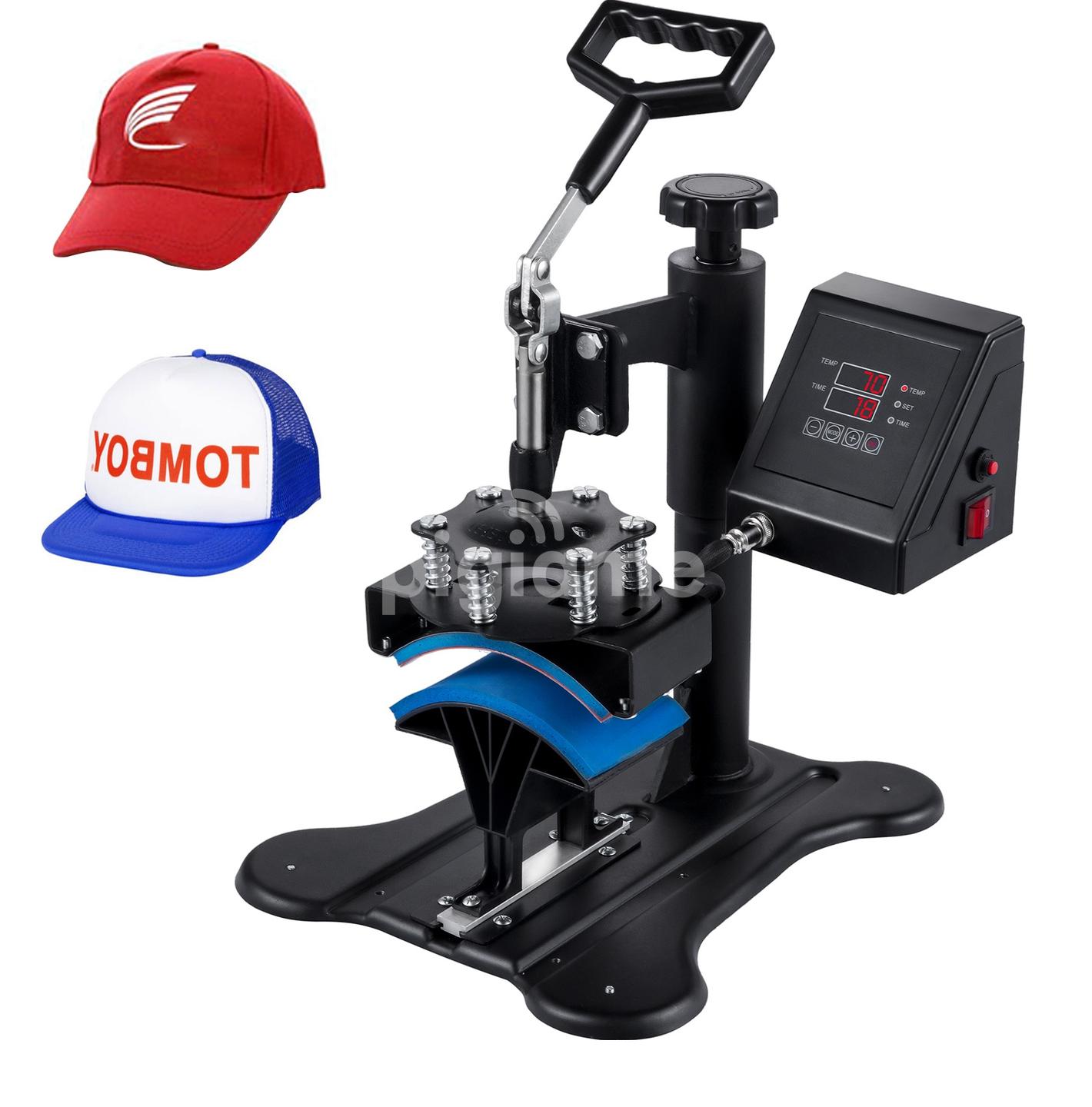 Cap outlet heat press