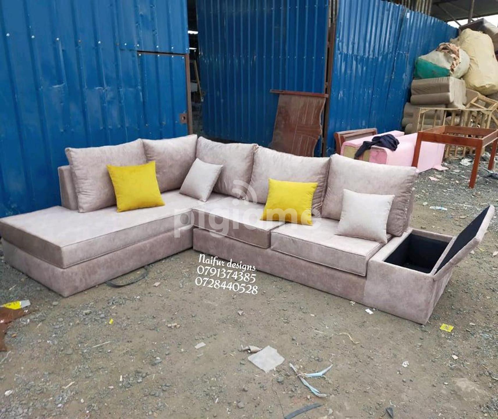 Modern L Shaped Sofas For Sale In Nairobi Kenya/Five Seater L Shaped