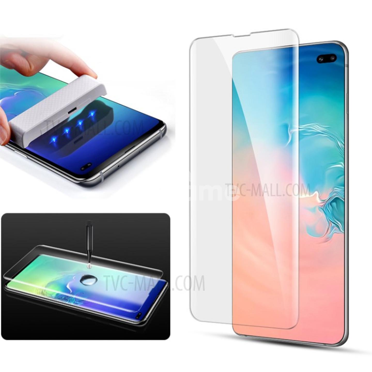 Uv Light Adhesive Tempered Glass Screen Protector For Galaxy S10,S10E
