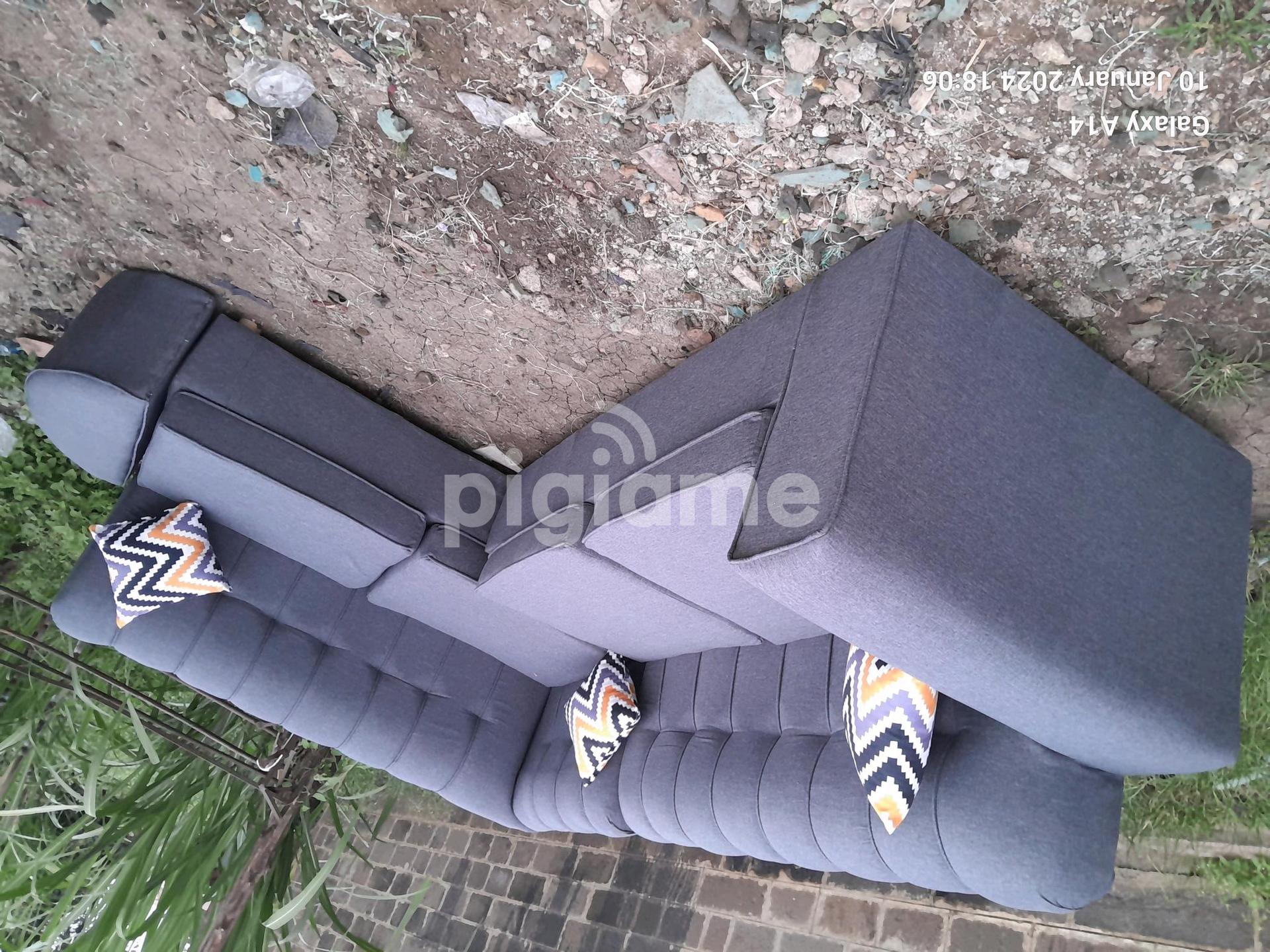 Corner Grey 6Seater Sofa Set On Sale in Ngara PigiaMe