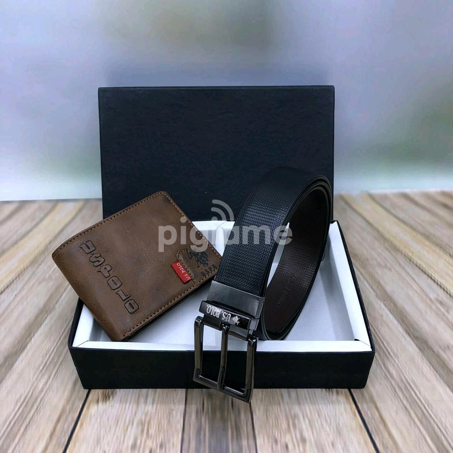 Belt and wallet set hot sale