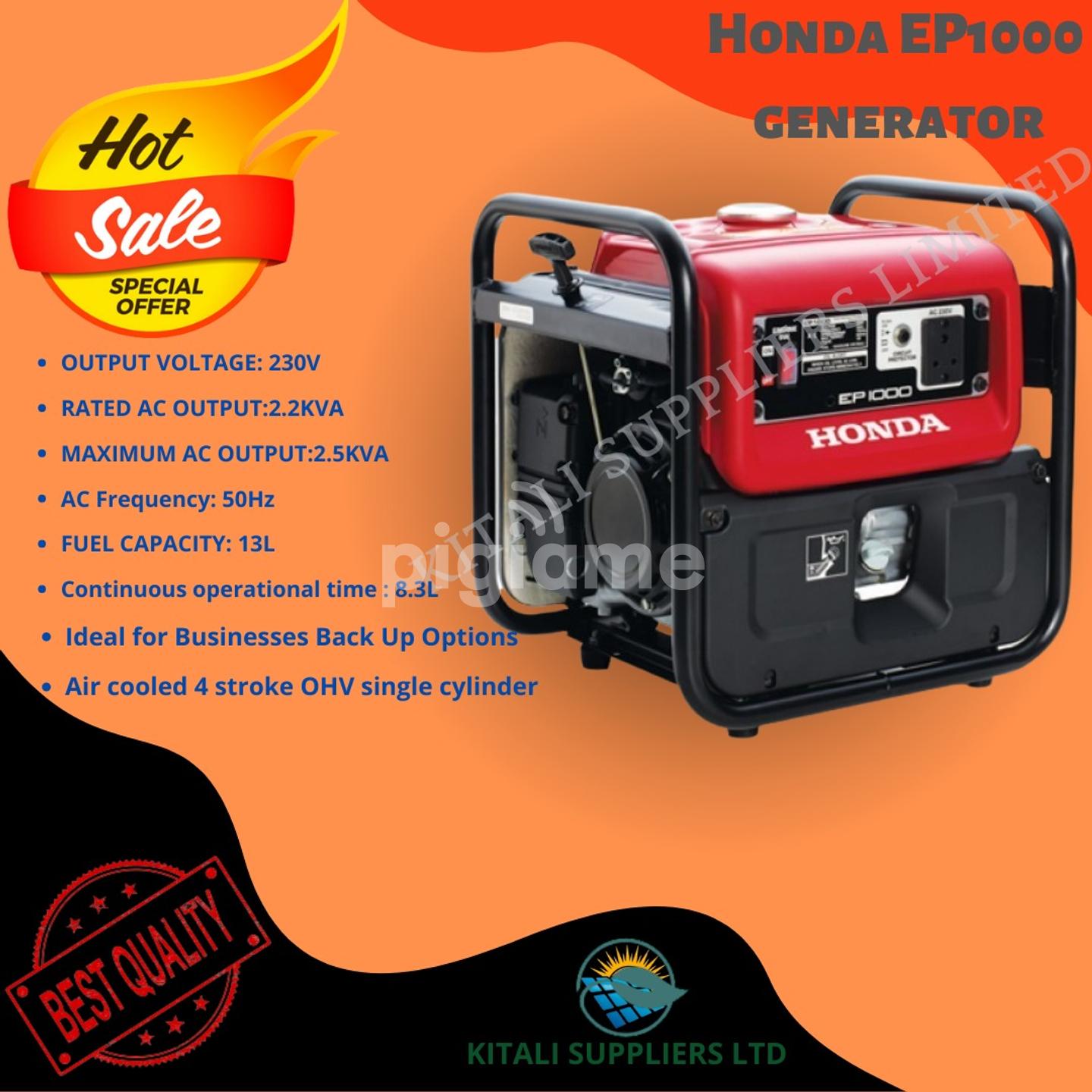 Honda Generator Ep1000 in Nairobi CBD | PigiaMe