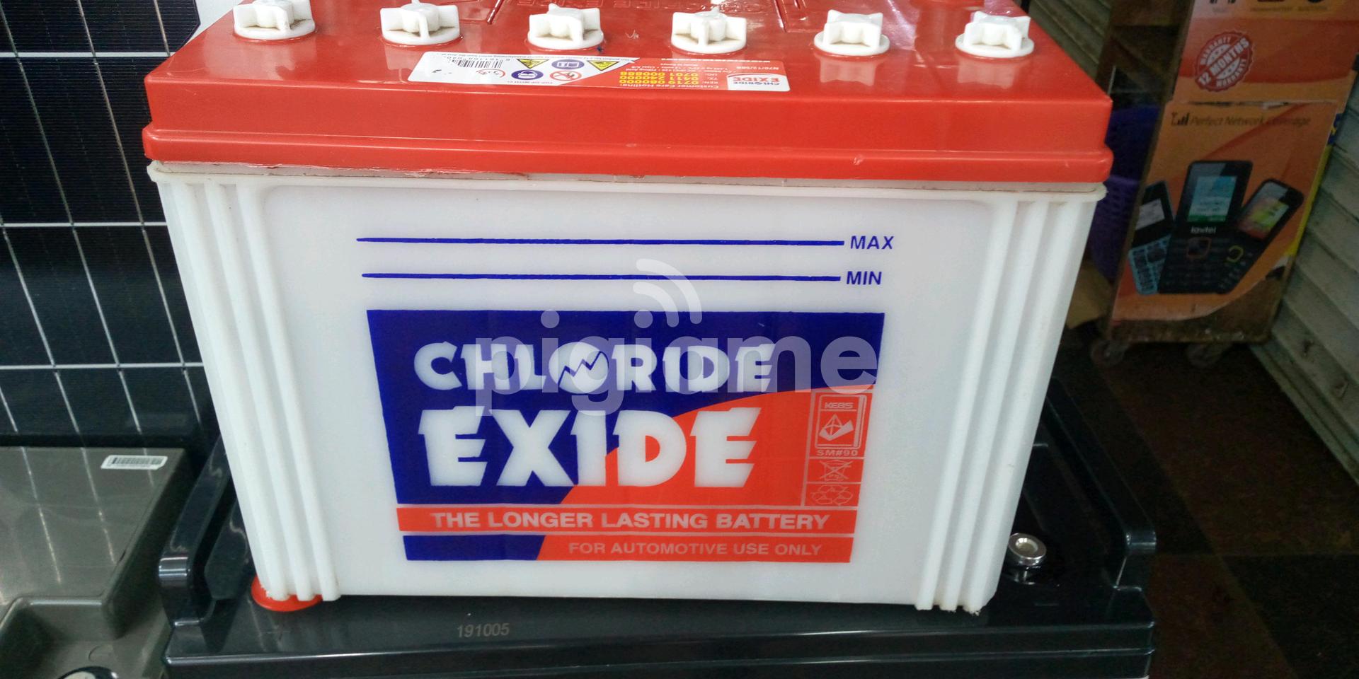 N70 Chloride Exide 75 Solar Battery Acid in Nairobi CBD PigiaMe