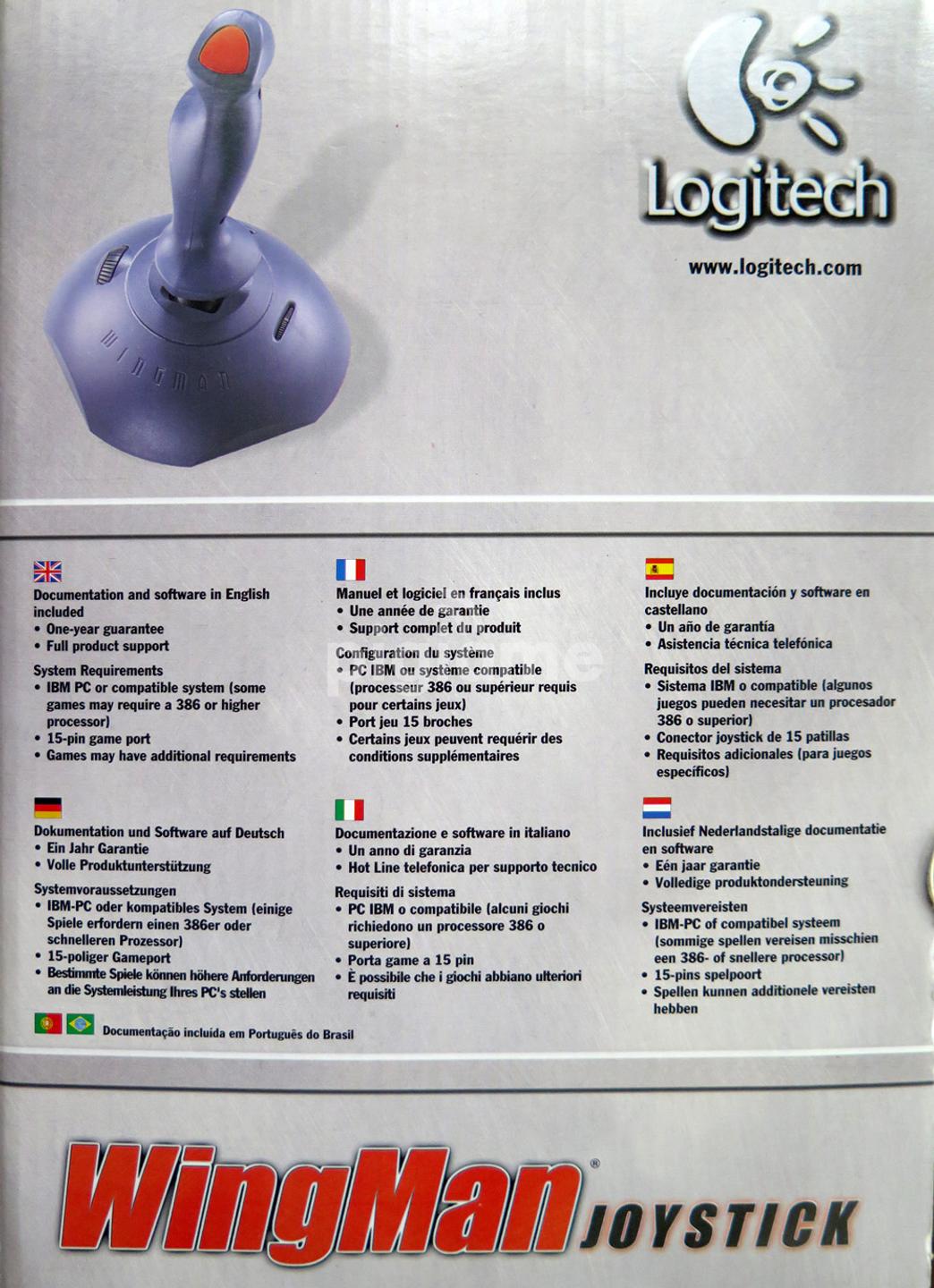 Logitech Wingman Joystick With Usb Nest Joystick Converter Universal