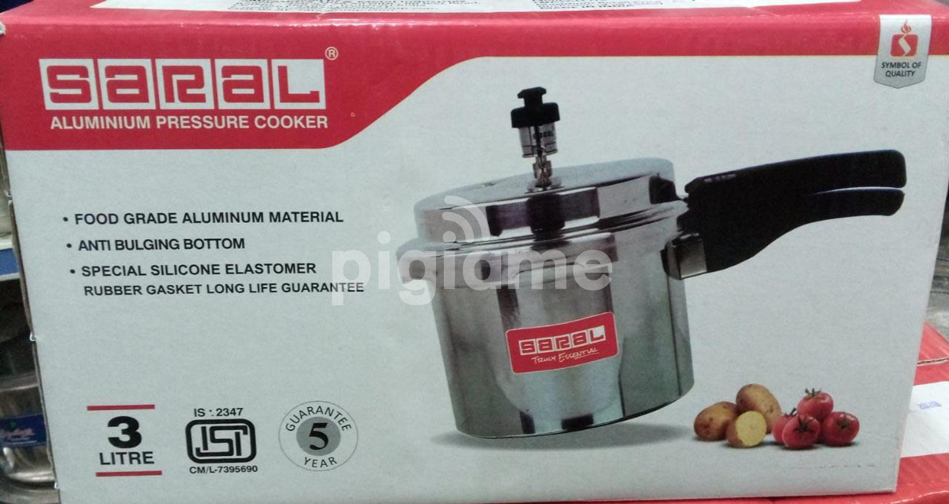 Saral pressure sales cooker 3 litre
