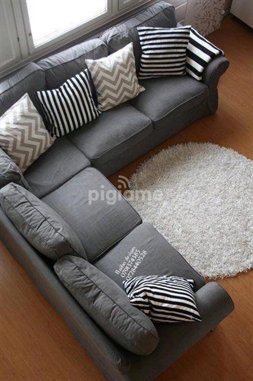 Modern Five Seater L Shaped Sofas For Sale In Nairobi Kenya/Grey L