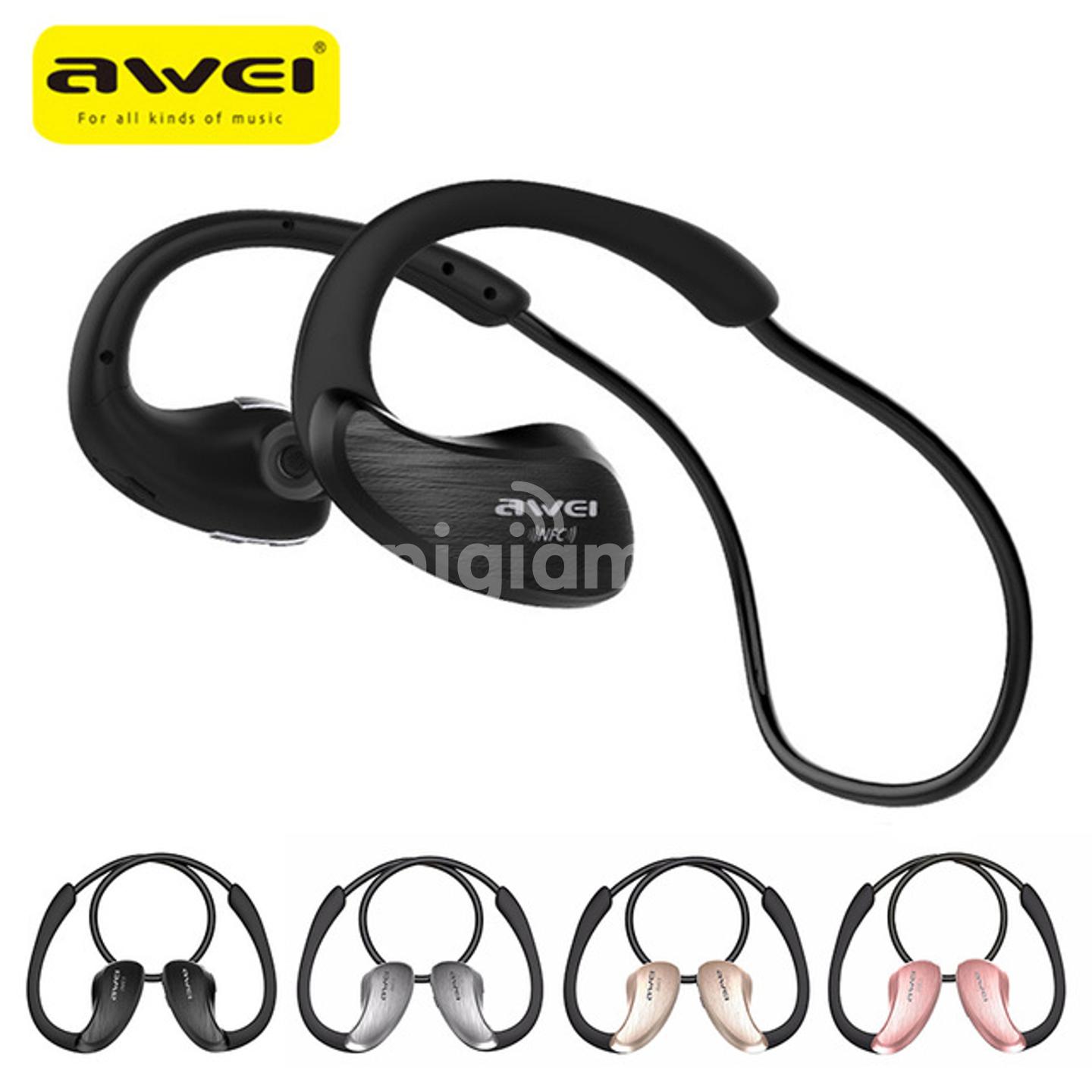 Awei A885Bl Sports Waterproof Bluetooth Wireless Earphone With Mic