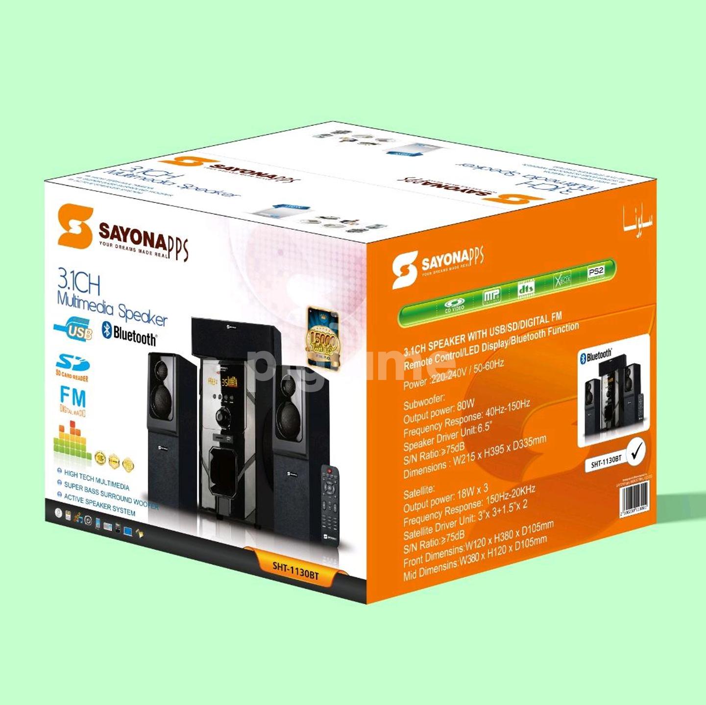 Sayona Channel Subwoofer Sht 1130Bt, 15000W in