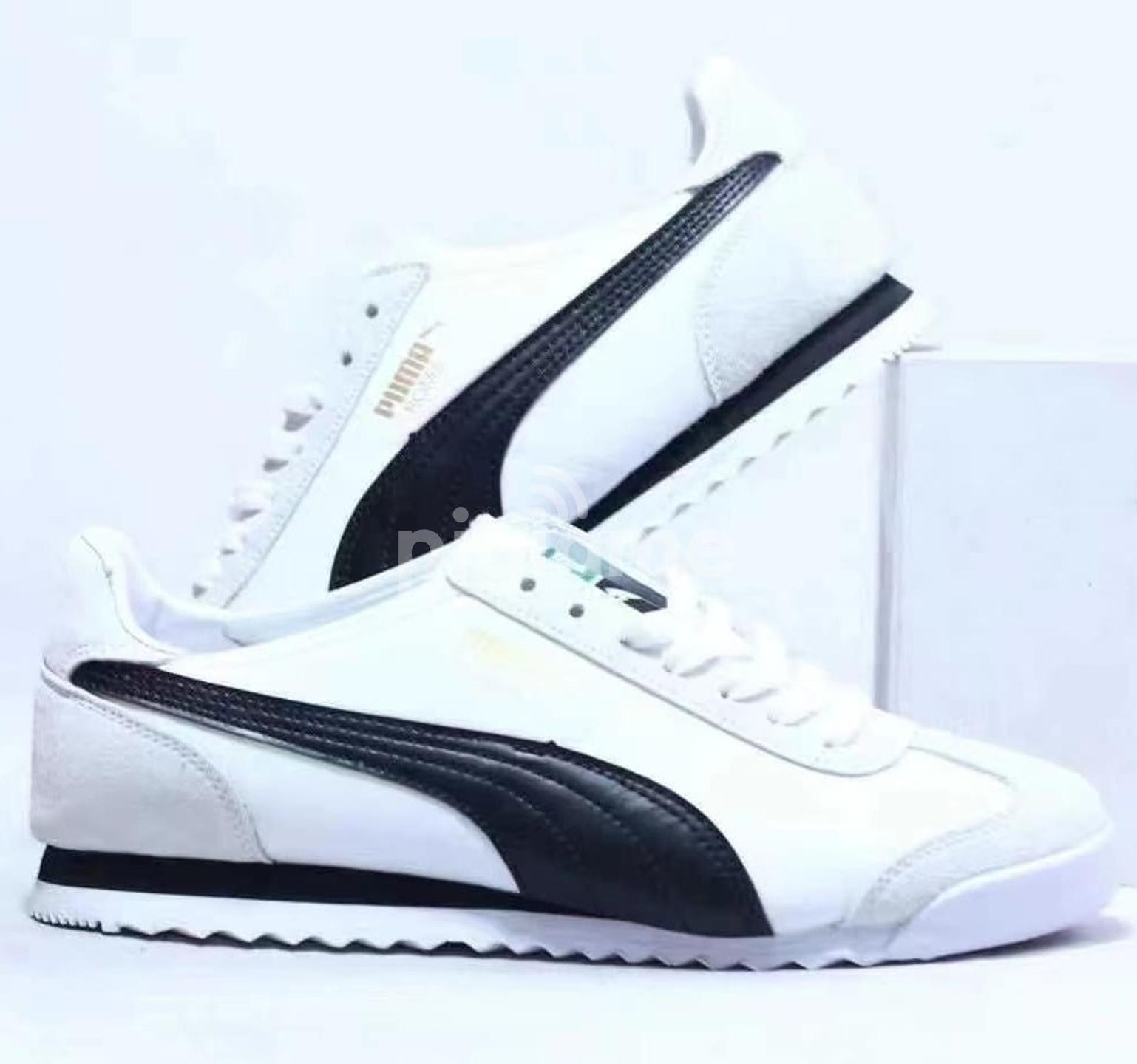 Puma roma cheap white womens