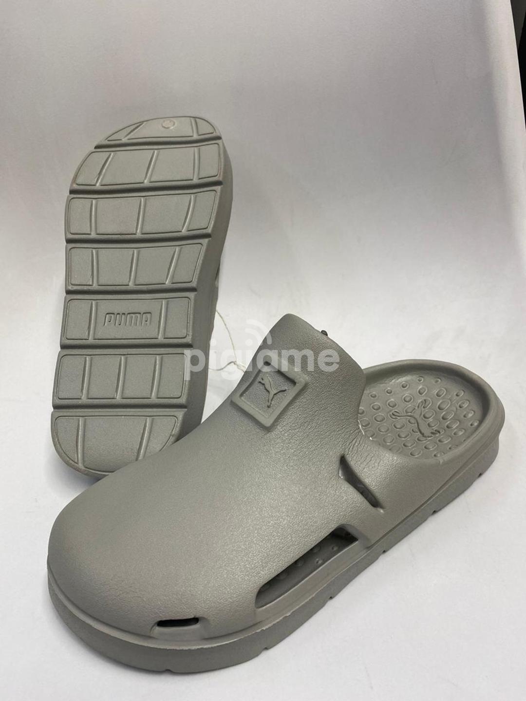 Unisex Crocs Puma Classic Summer Clogs Dark Grey Sandal