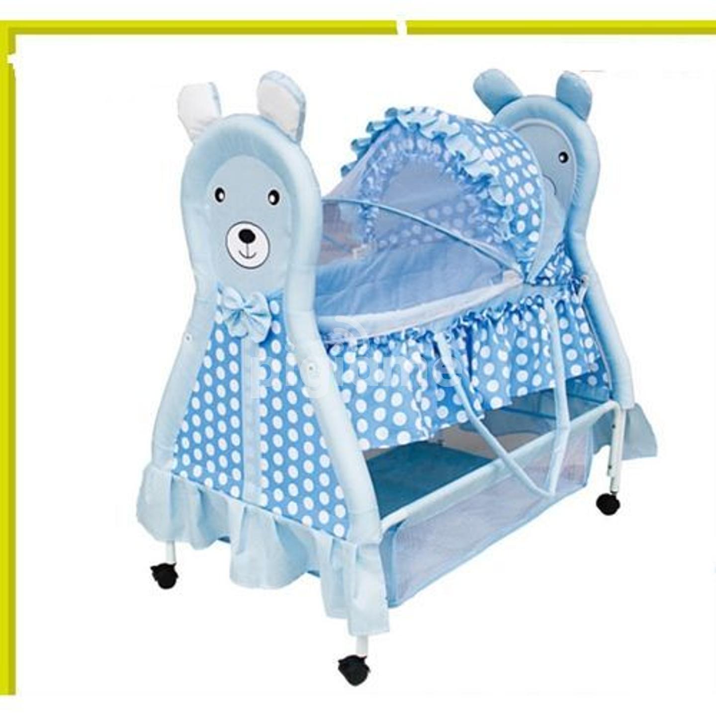 baby cradle and swing