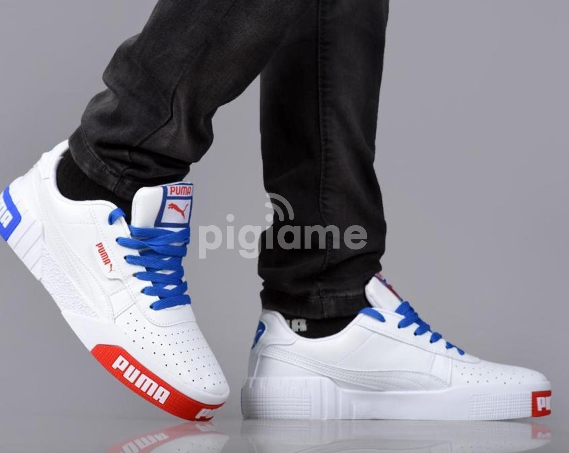 Puma Cali Unisex Sneakers White blue