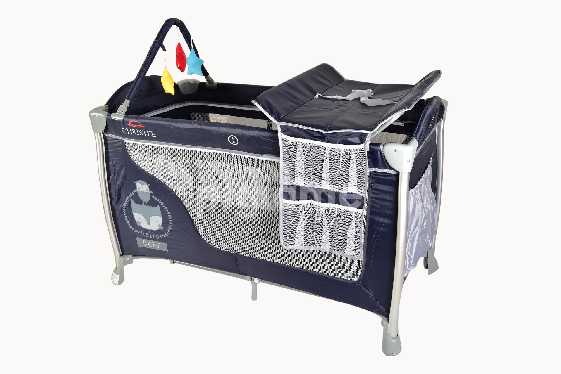 Baby Beds / Playpen Baby Crib With Changing Table And Overhead Toys in