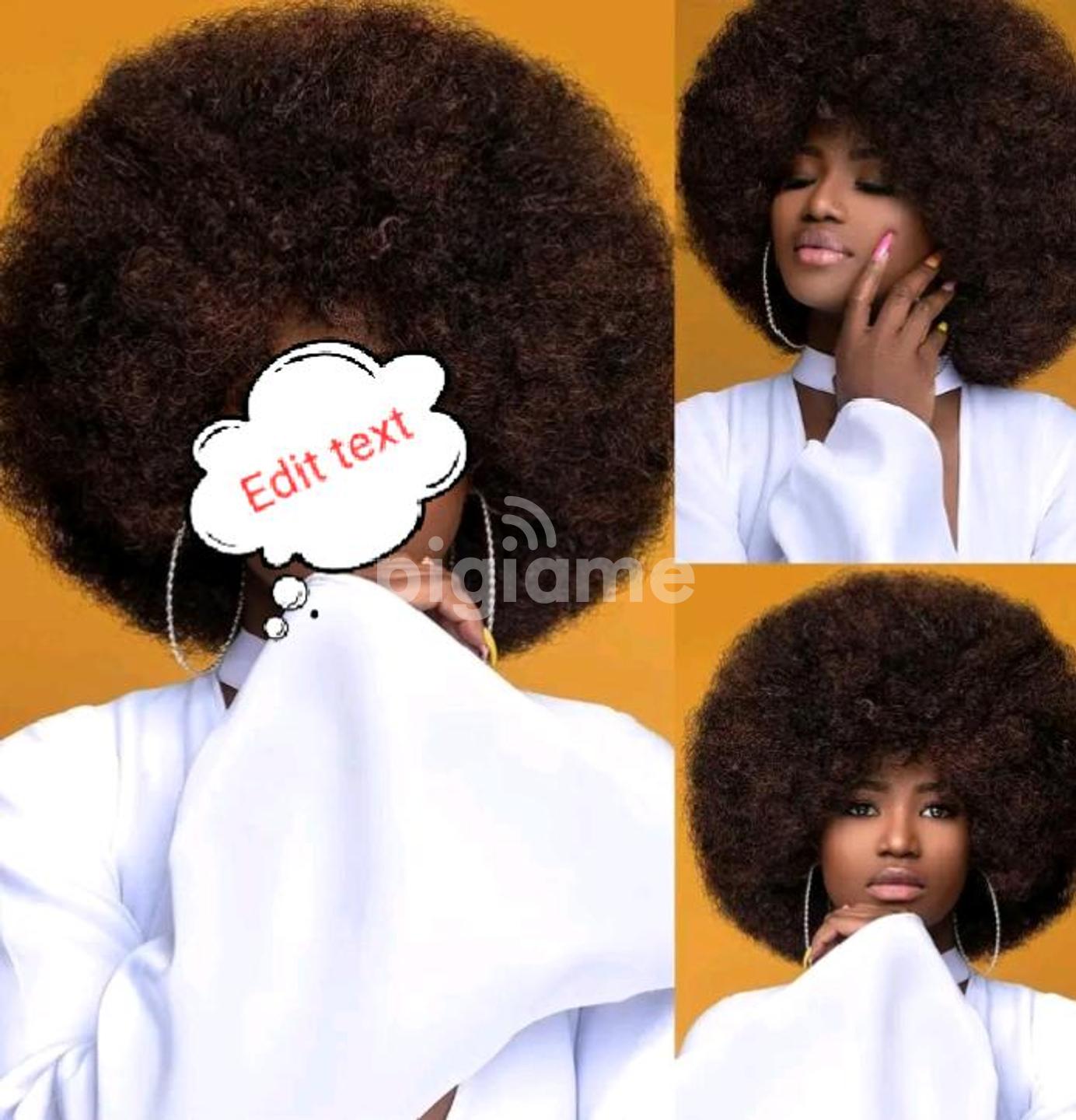 Afro Puff Wig in Nairobi CBD River Road PigiaMe