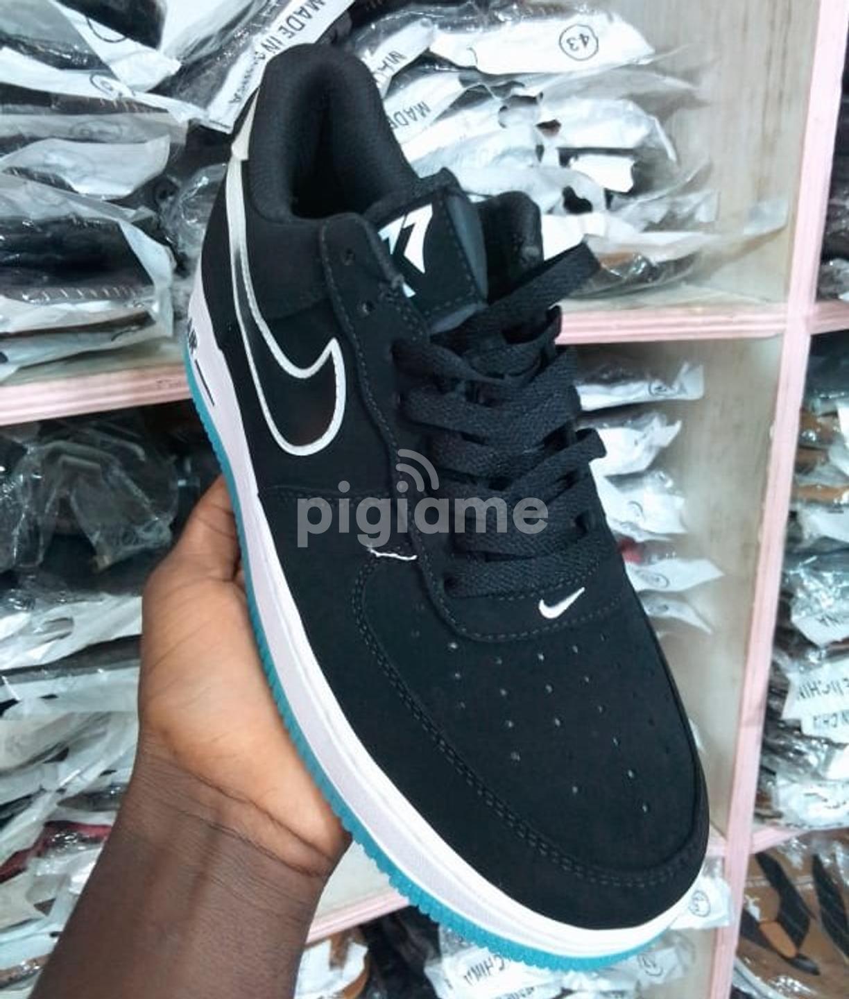 Nike Airforce 1 Suede Black And Blue White in Nairobi CBD PigiaMe