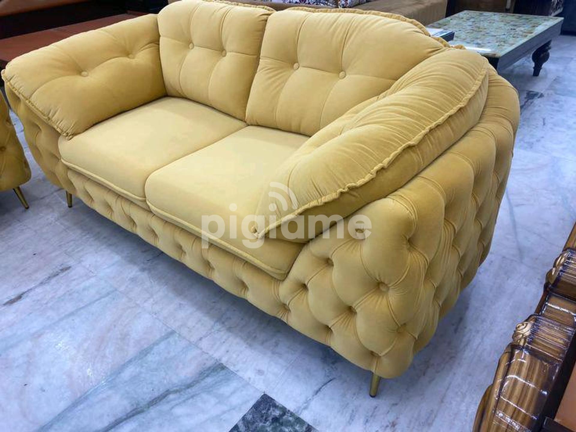 Mustard 2 Seater Chester Sofa in Nairobi CBD PigiaMe