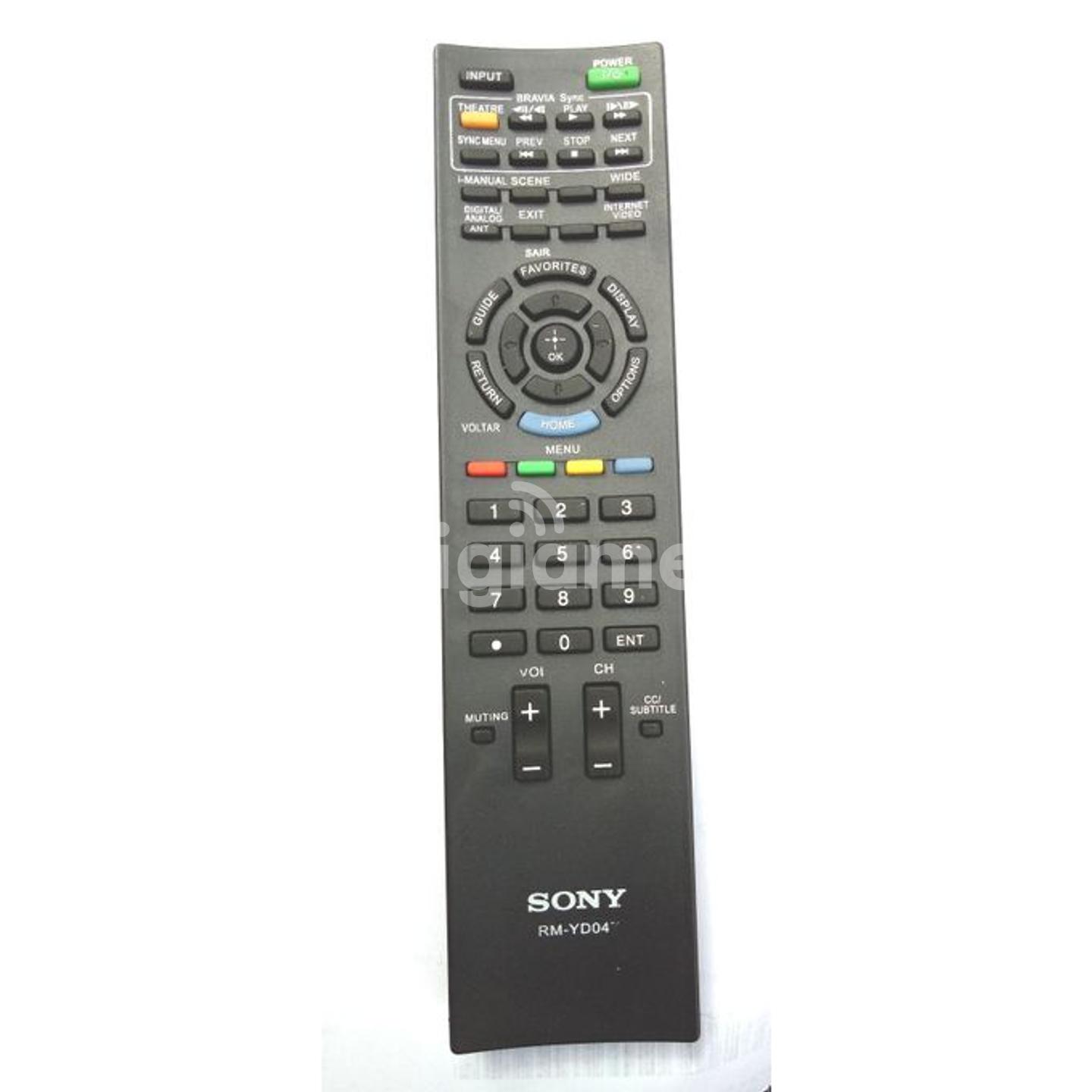 Sony Bravia Tv Remote Black Pigiame