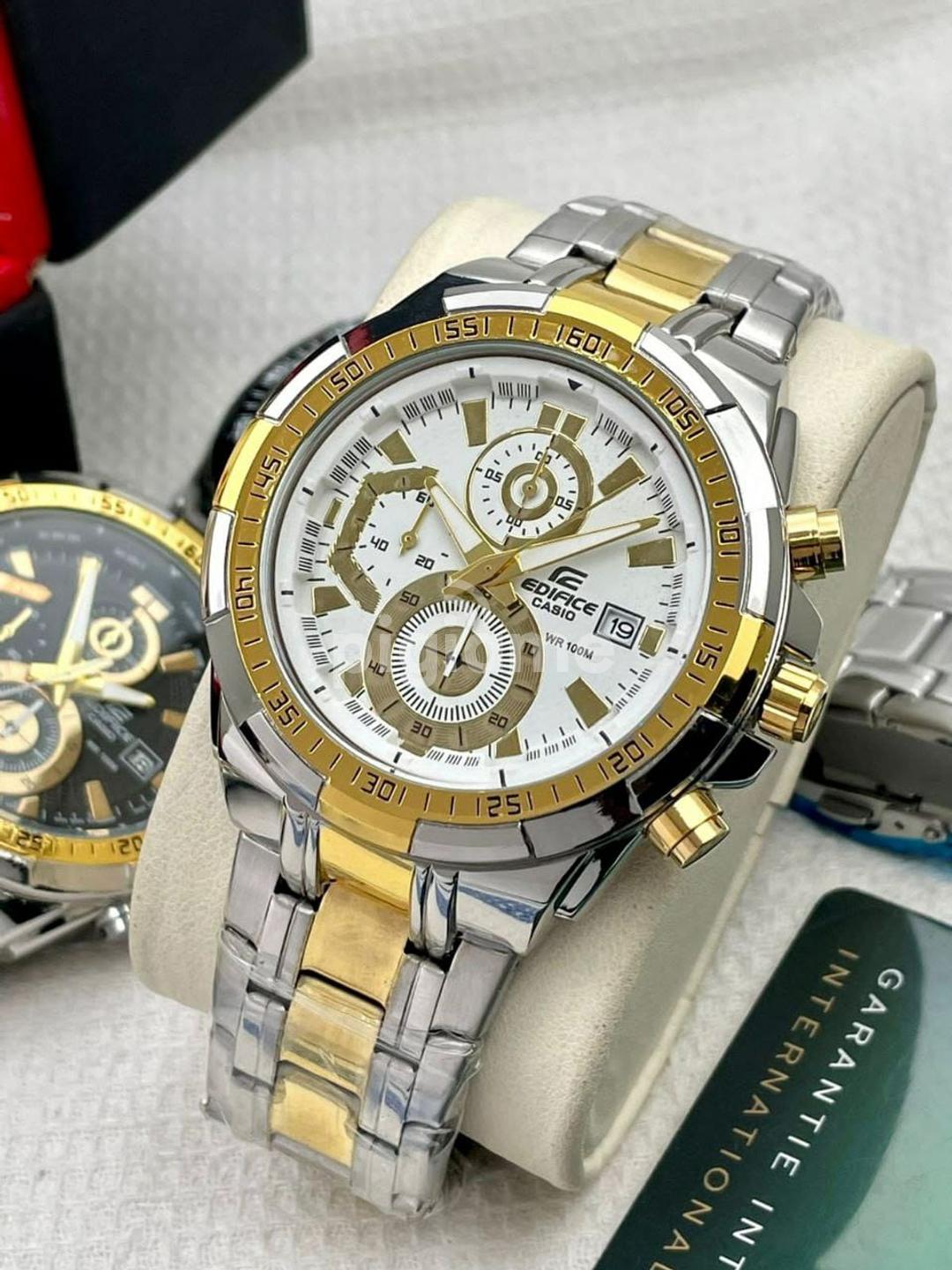 Edifice casio wr100m gold store