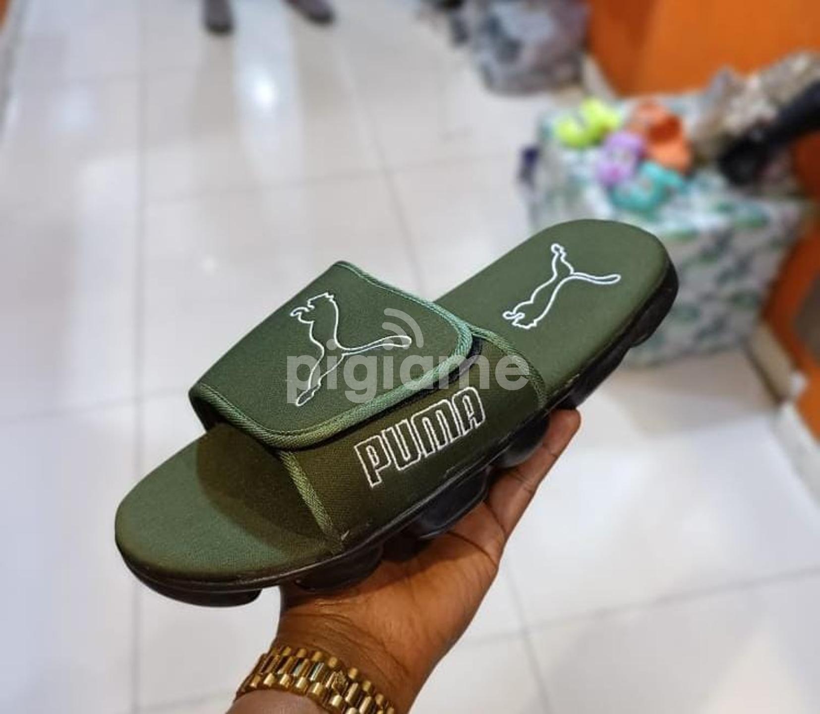 Custom top puma slides