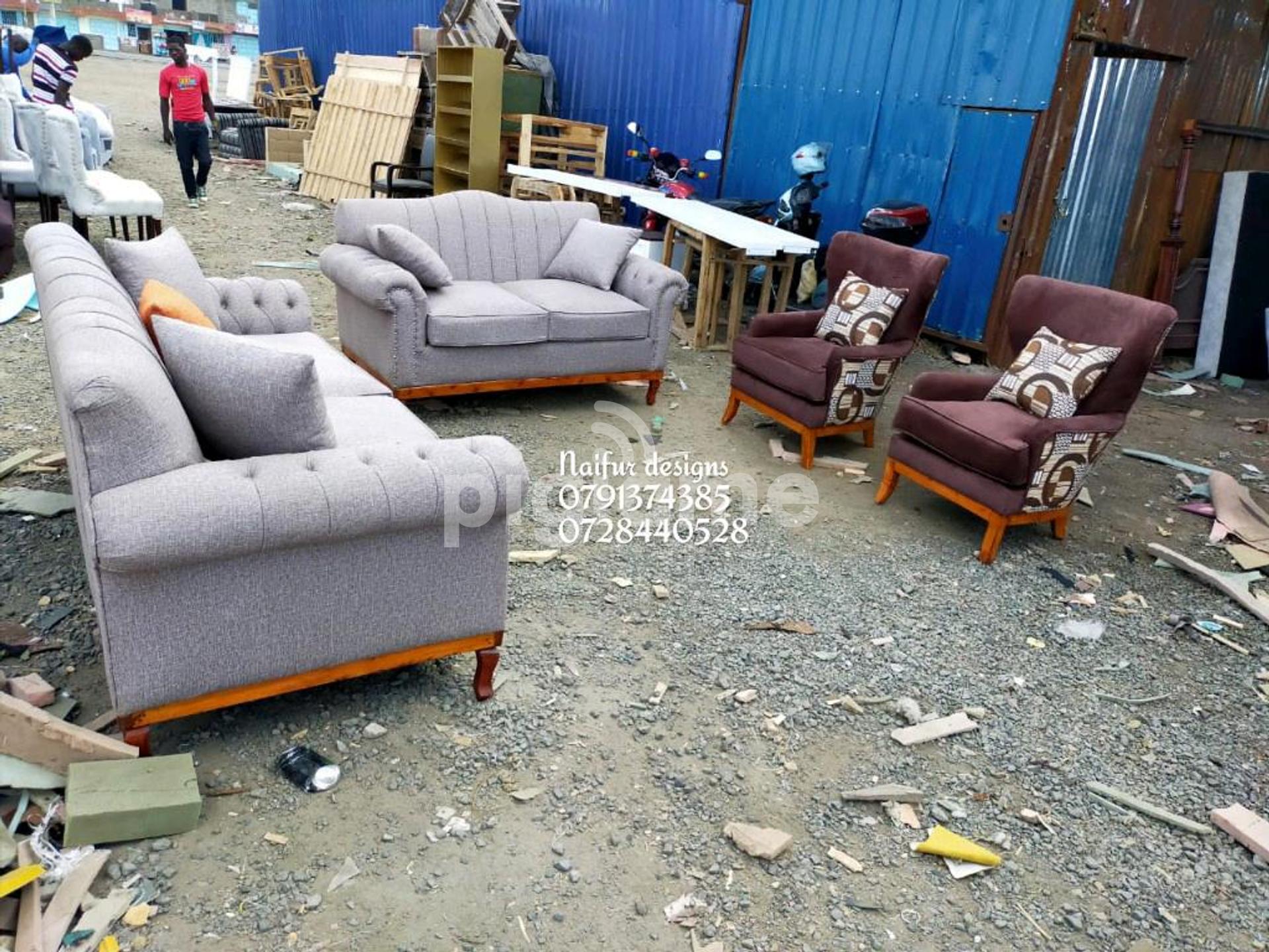 Modern Seven Seater Sofas For Sale In Nairobi Kenya/Grey Sofas/Modern