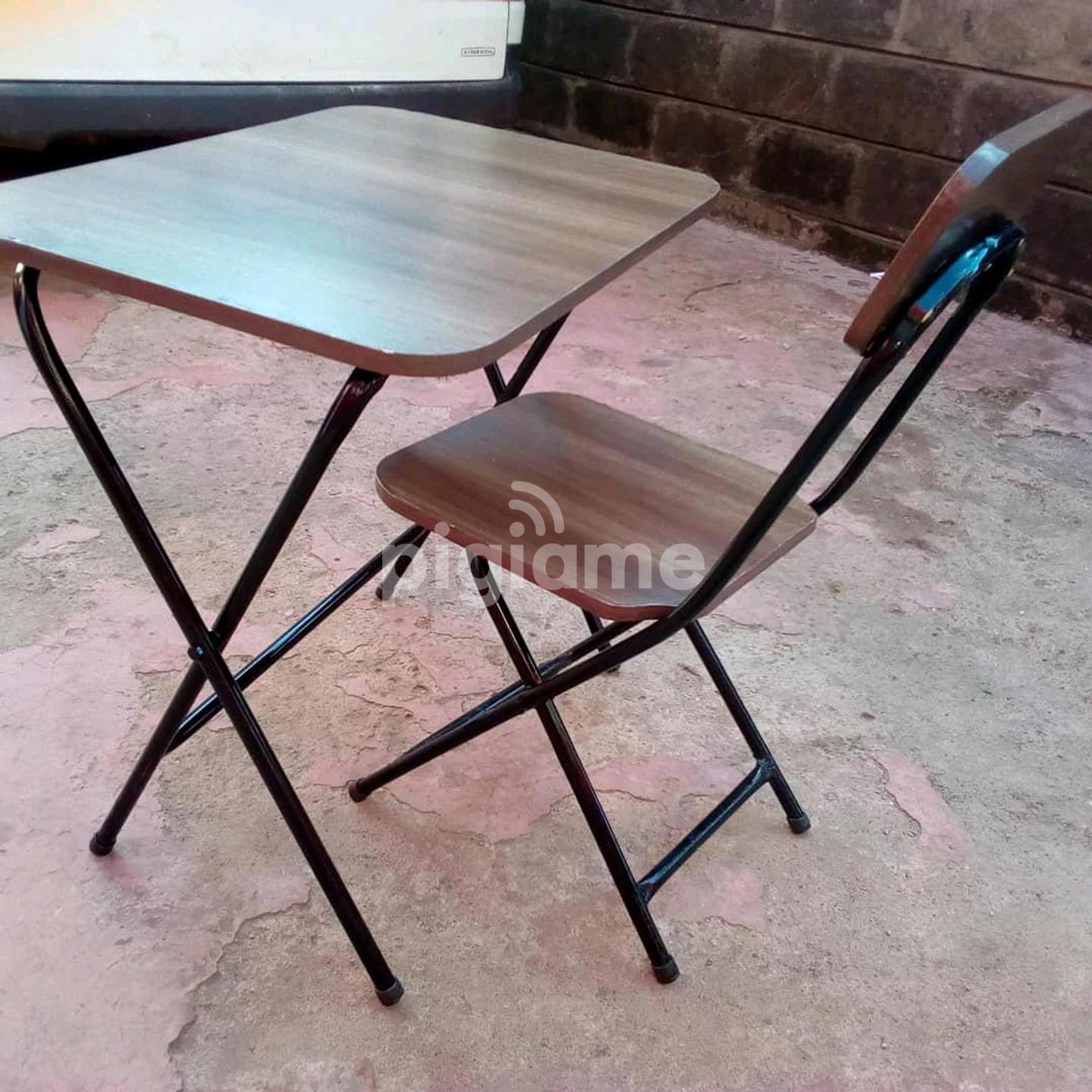 foldable study table with chair