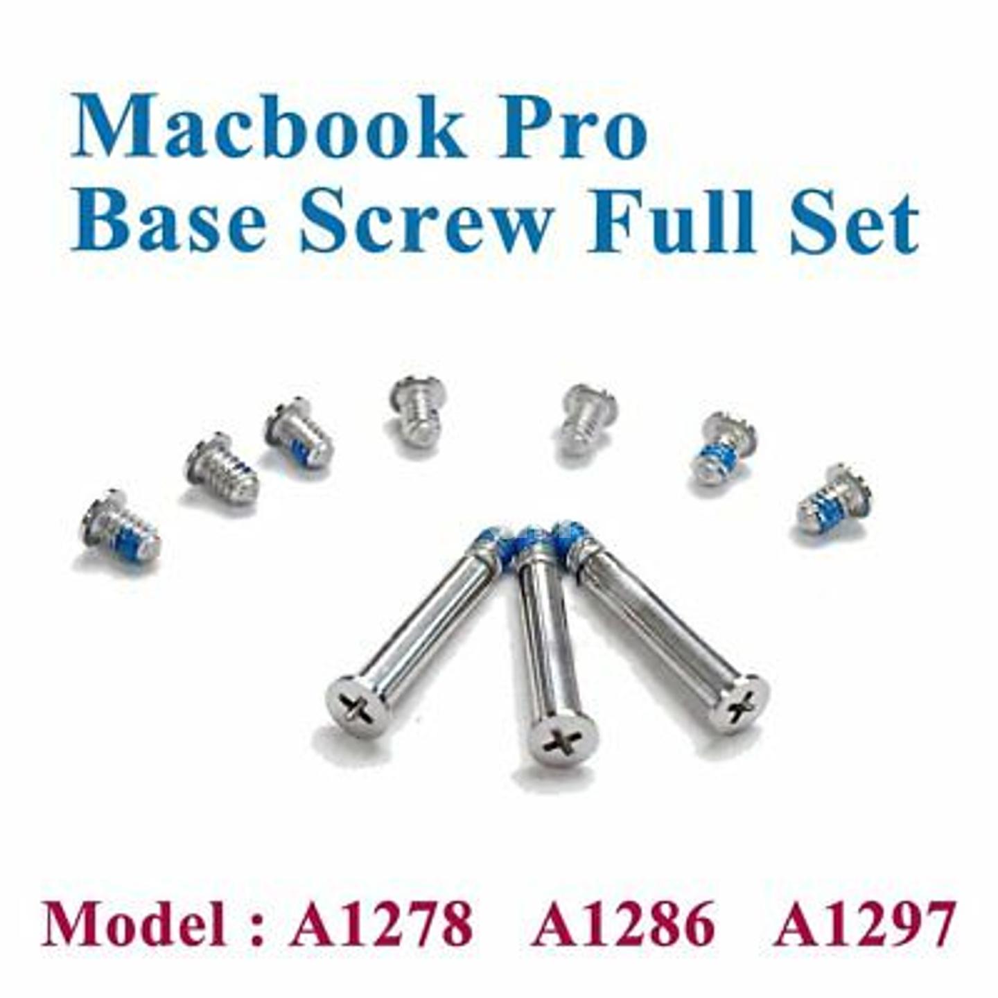 10x Bottom Back Case Cover Screw Screws Set for MacBook Pro Series 13" 15" 17" # 