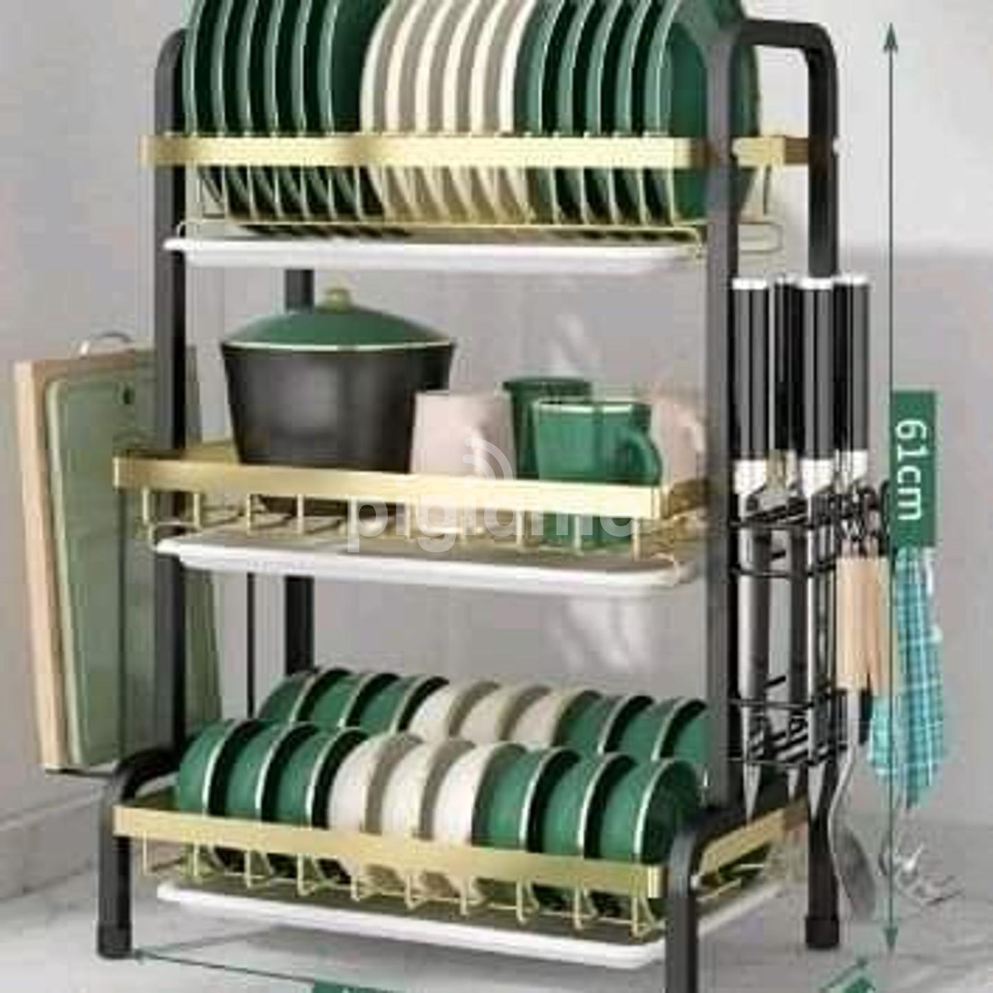 3 Tier Metallic Dish Rack in Nairobi CBD PigiaMe