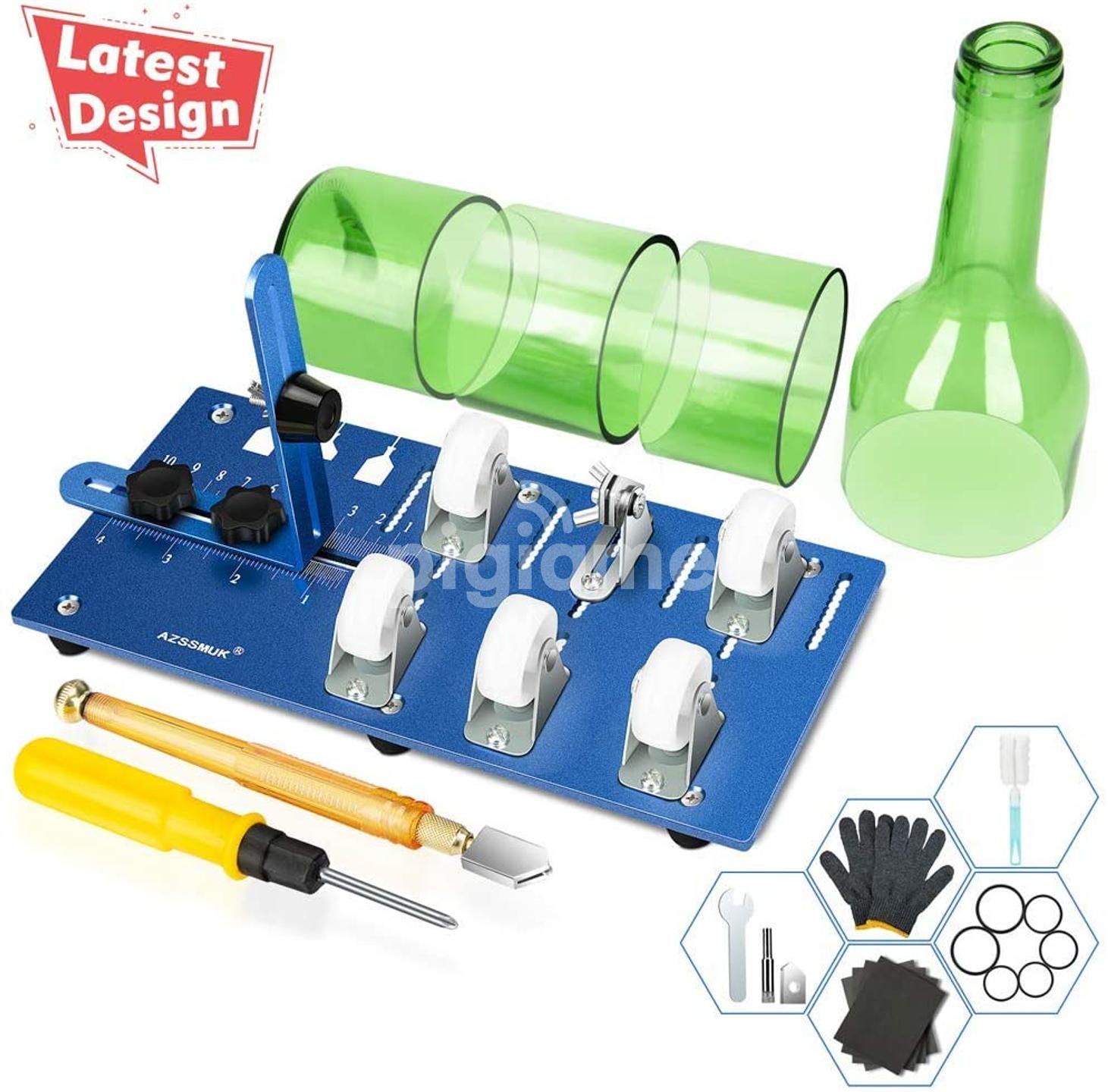 Glass Bottle Cutter Glass Cutting Kit with Glass Cutter and Safety