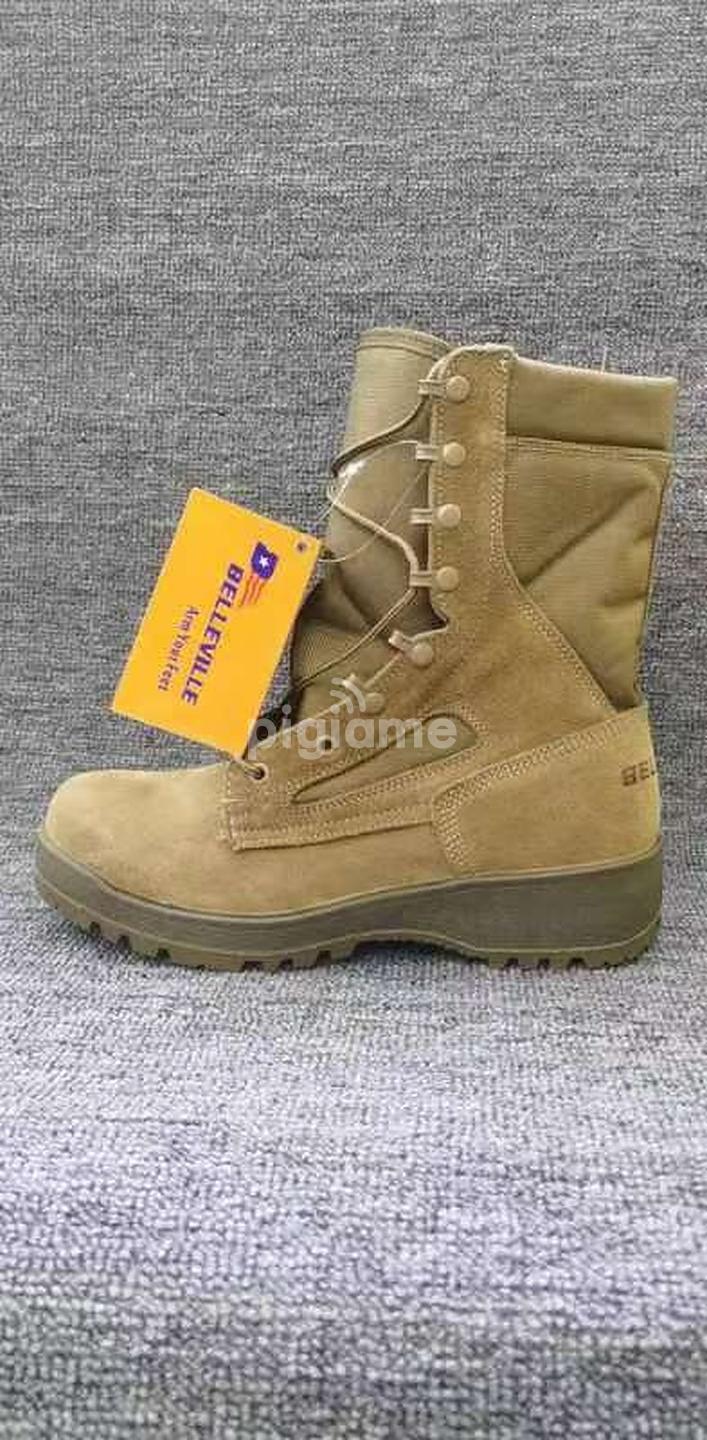 Tactical Unisex Military Combat Belleville Boots In Tan in Nairobi