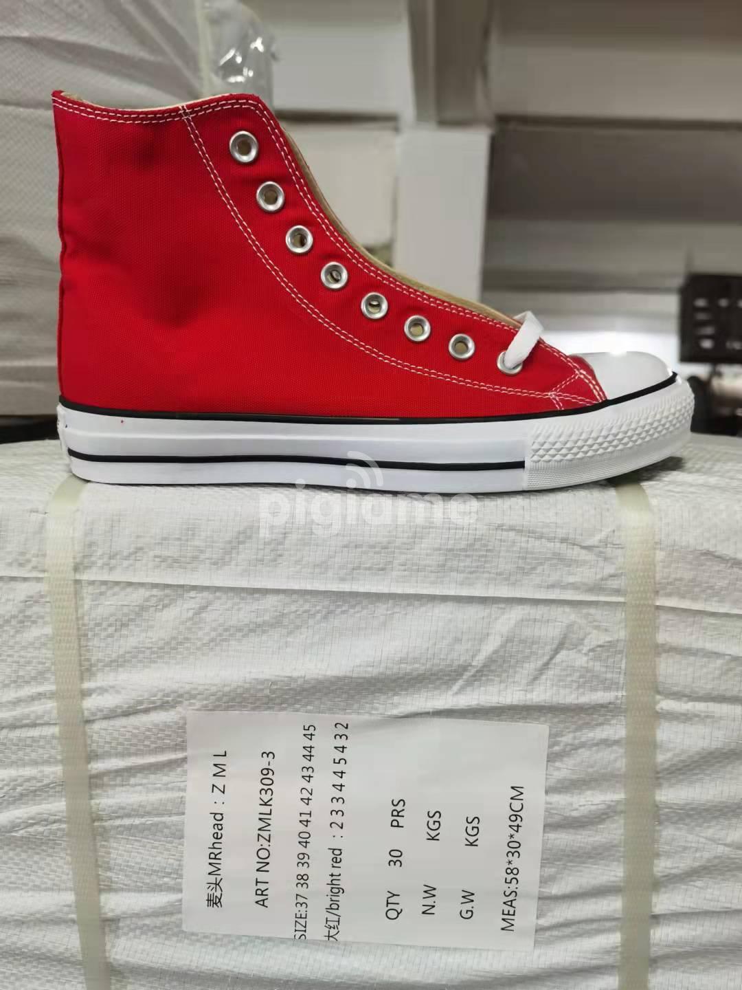 Bright red converse 2025