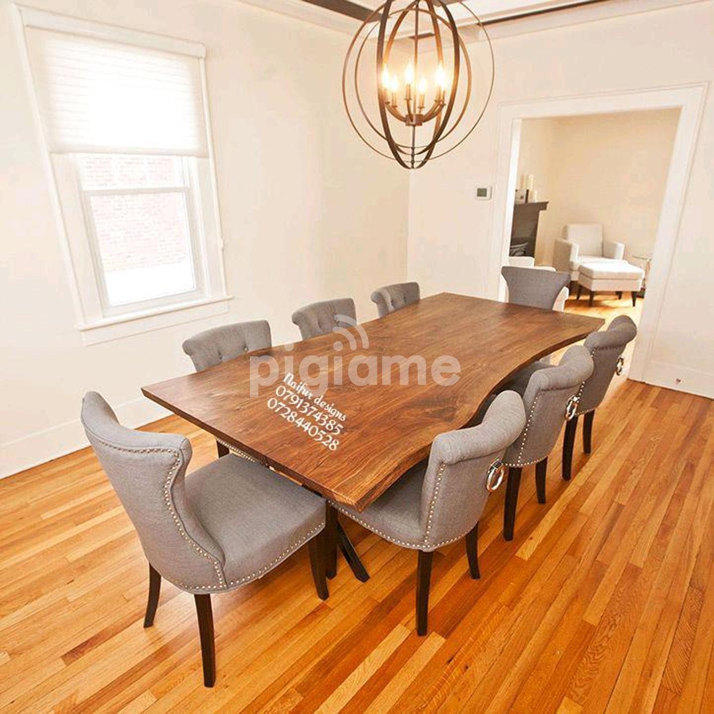 Modern Eight Seater Dining Table Set For Sale In Nairobi Kenya/Wood Dining Tables For Sale In