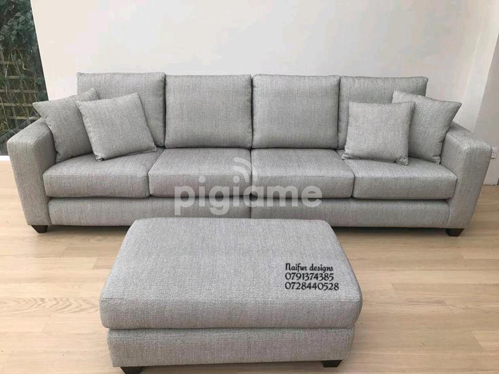 English Seats Four Seater Sofa Sofas With Footrest Puff In Nairobi Pigiame