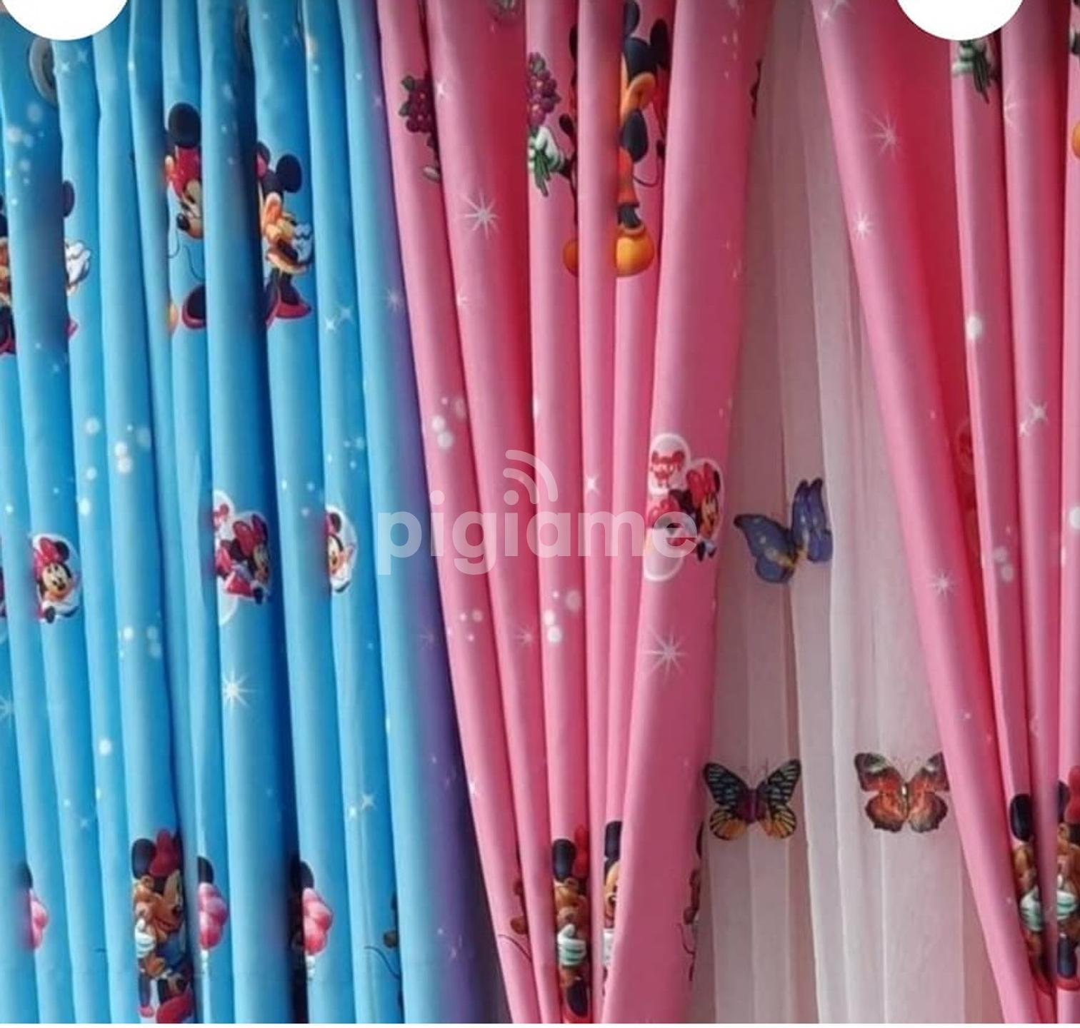 Pink Cartoon Themed Curtains in Nairobi CBD, City Centre PigiaMe