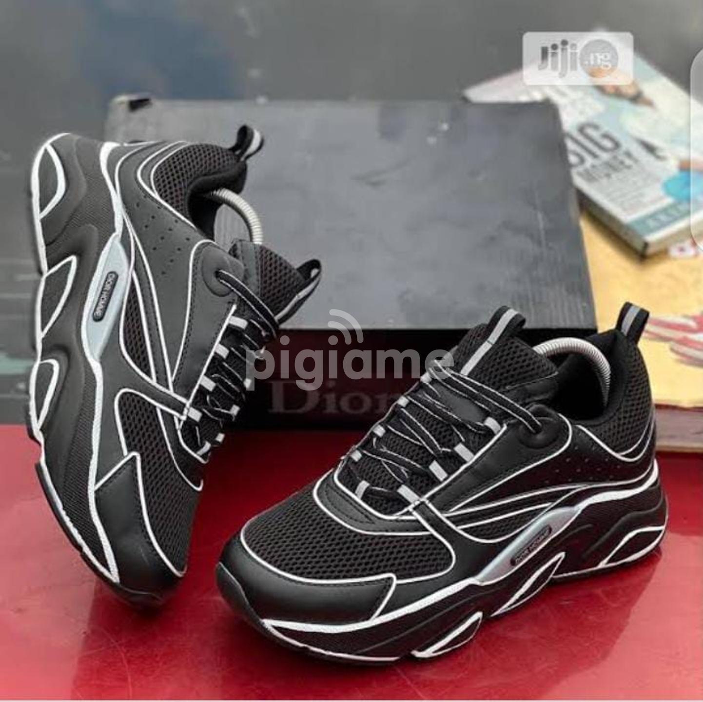Dior homme sneakers black hot sale
