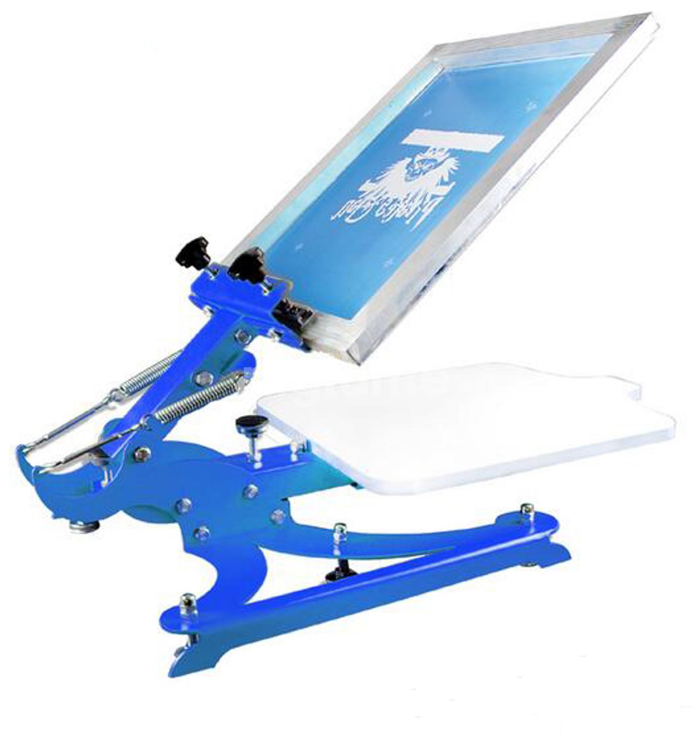 Manual One Color Screen Printing Press With Adjustable Pallet in
