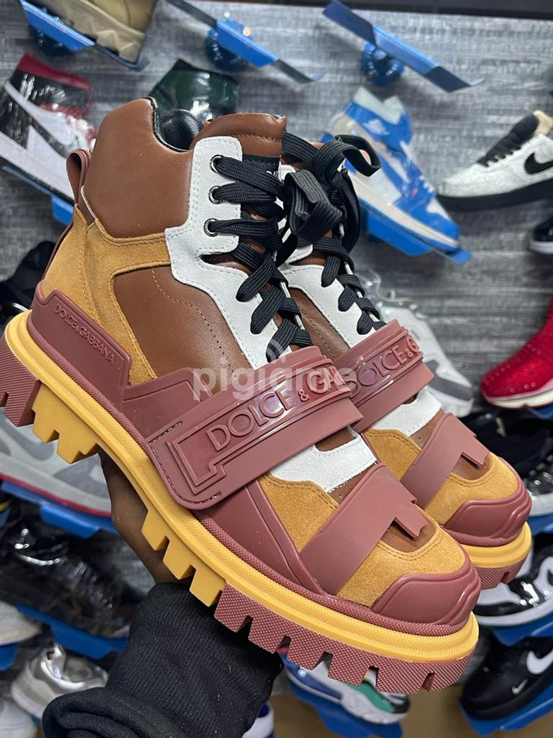 Dolce Gabbana Chunky Sneakers Men s Brown Yellow Shoes in Nairobi CBD PigiaMe