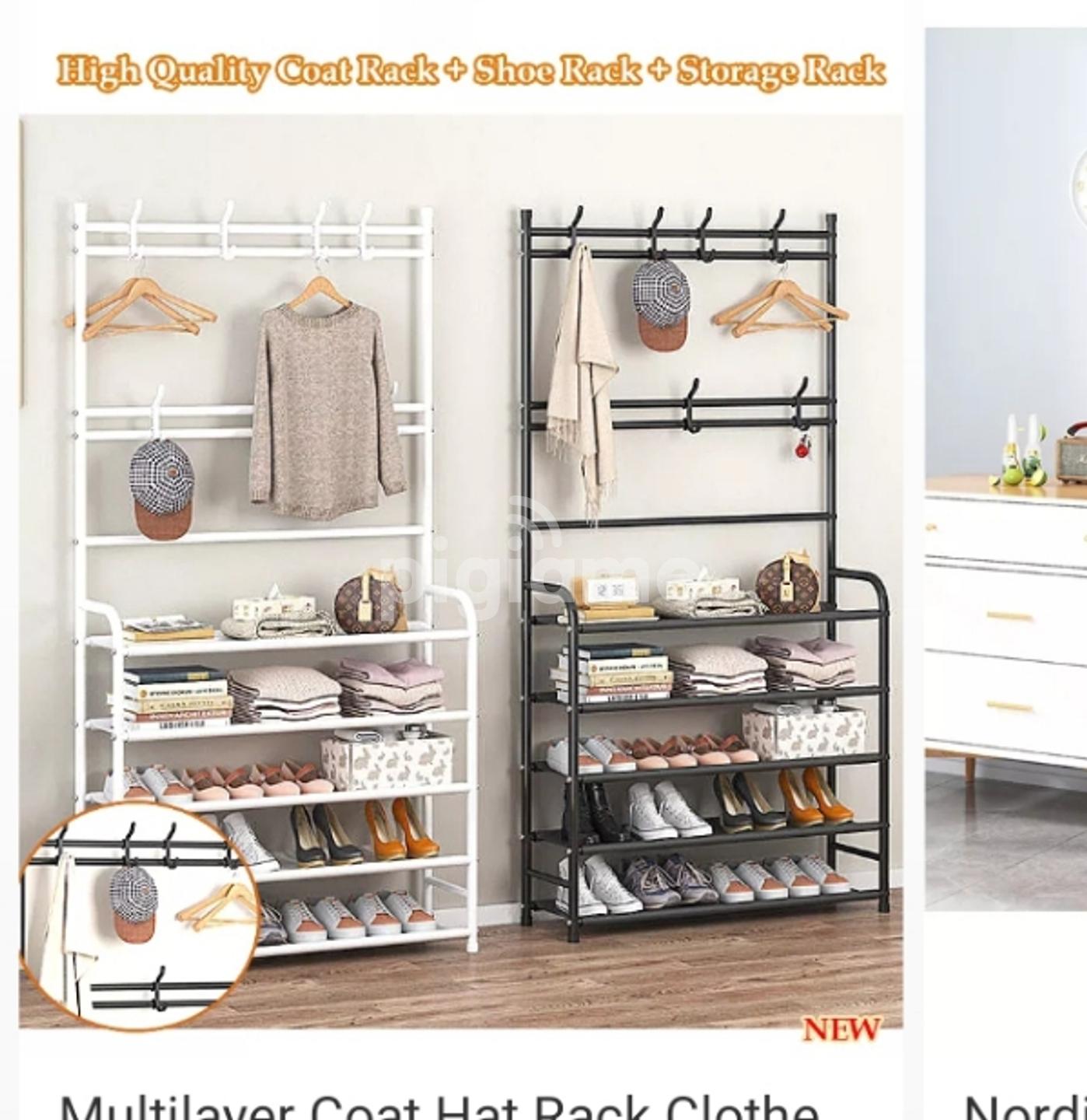 TIDY, 5-tier Metal Shoe Rack, very resistant and durable.