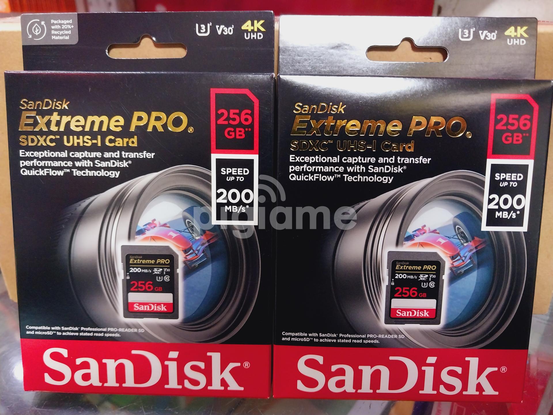 SanDisk Extreme PRO SDXC UHS-I Card - 256GB