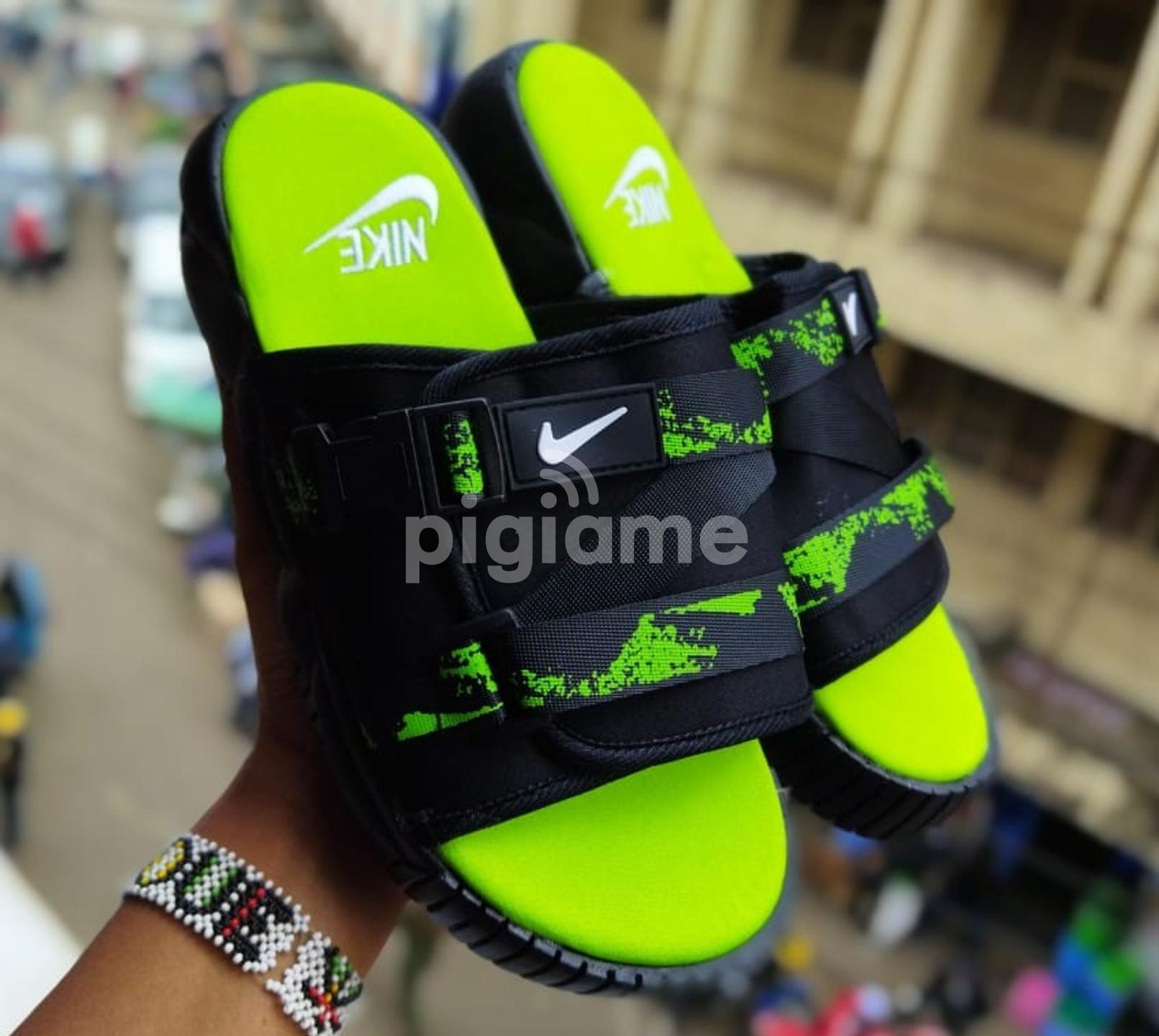 Nike Utility Sandals Mens Open Shoe Green Slides in Nairobi CBD