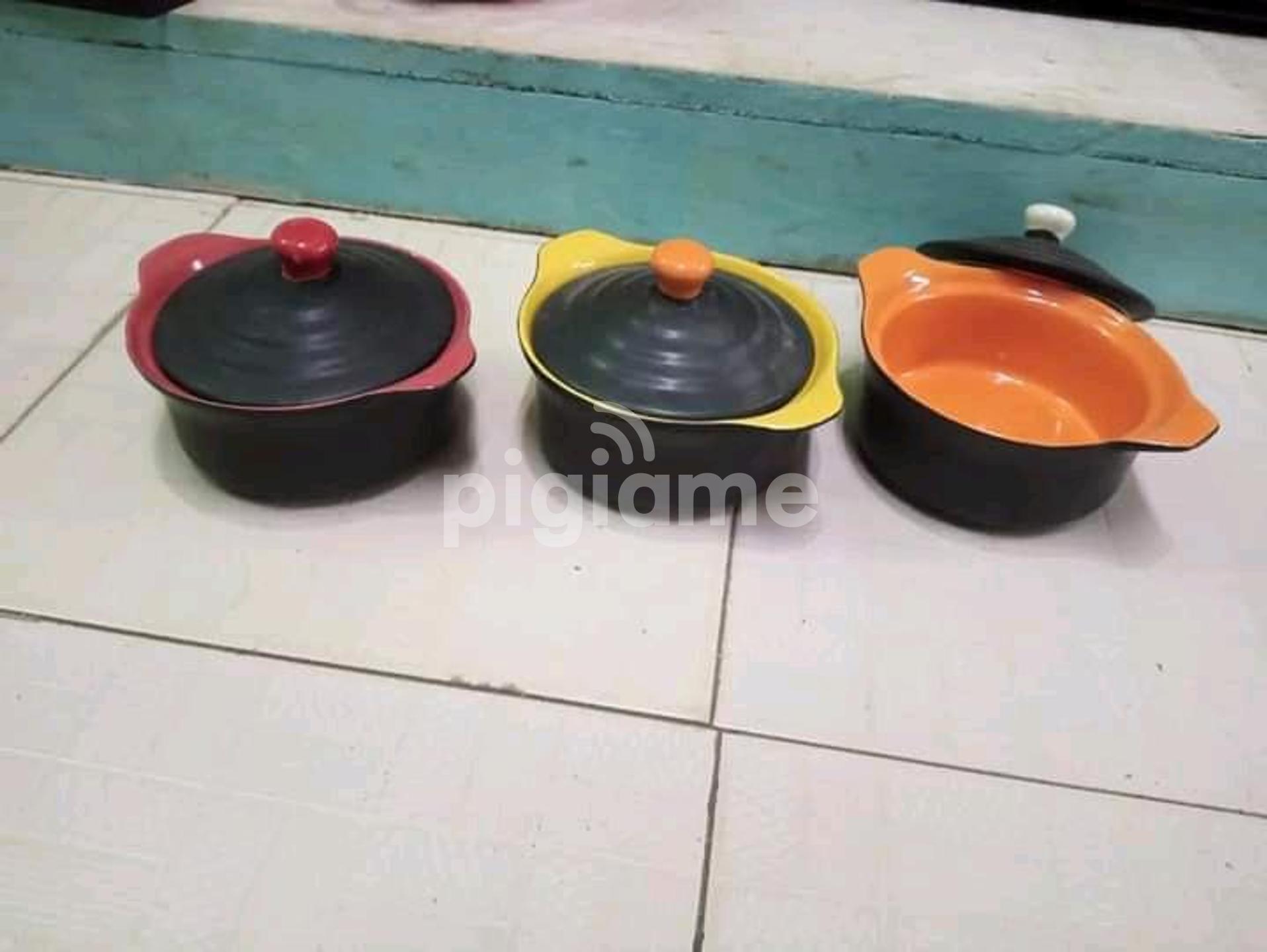 Black Ceramic Cooking Pot With Handles in Nairobi CBD, Accra Road PigiaMe