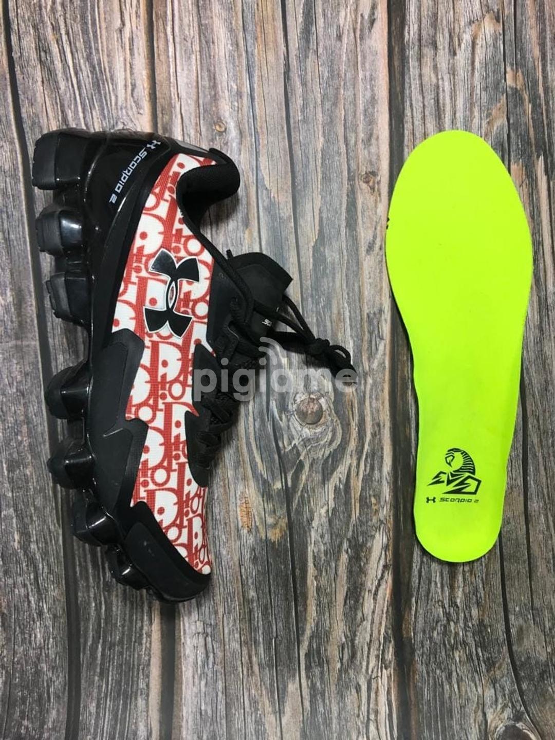 UA SCORPIO 2 x Dior Joint Under Armour Scorpion Black Red
