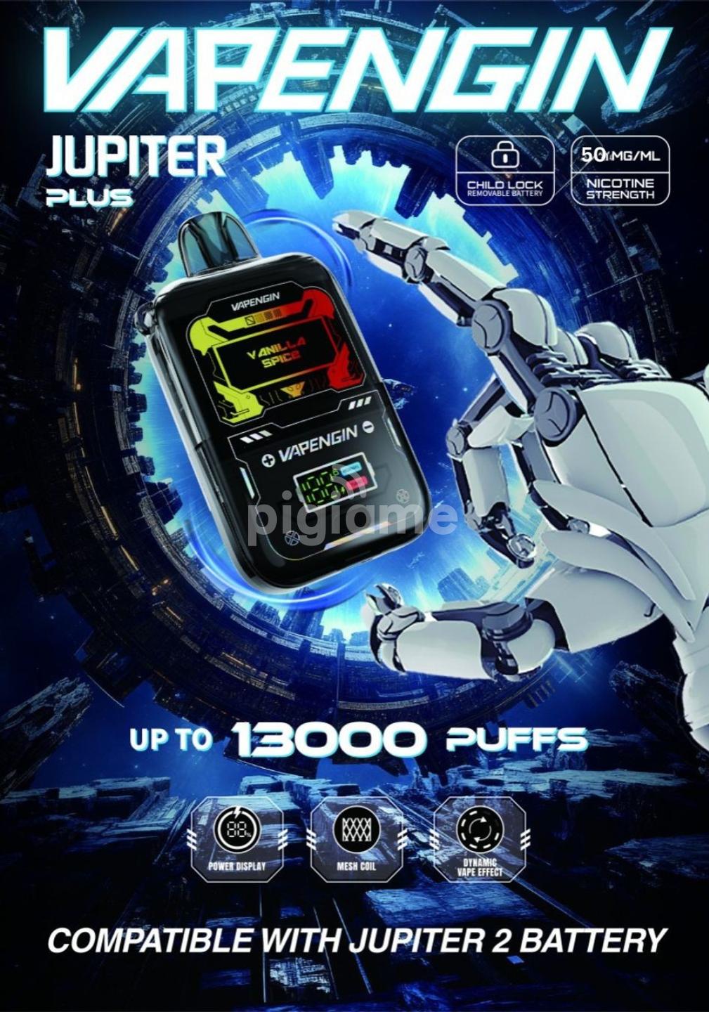 Vapengin Jupiter Plus 13000 Puffs Full Kit Vape in Eldoret
