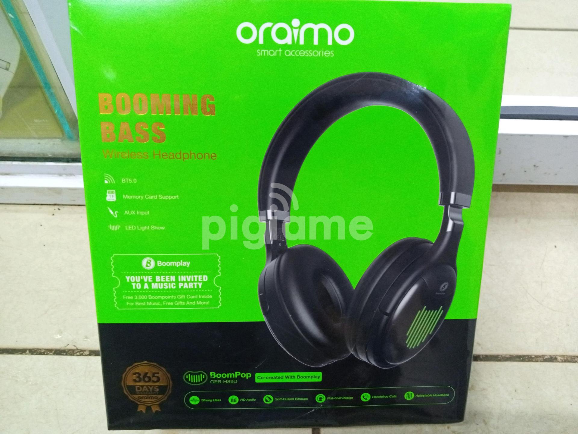 Oraimo Boompop Wireless Bluetooth Headphone Booming Bass in Nairobi CBD