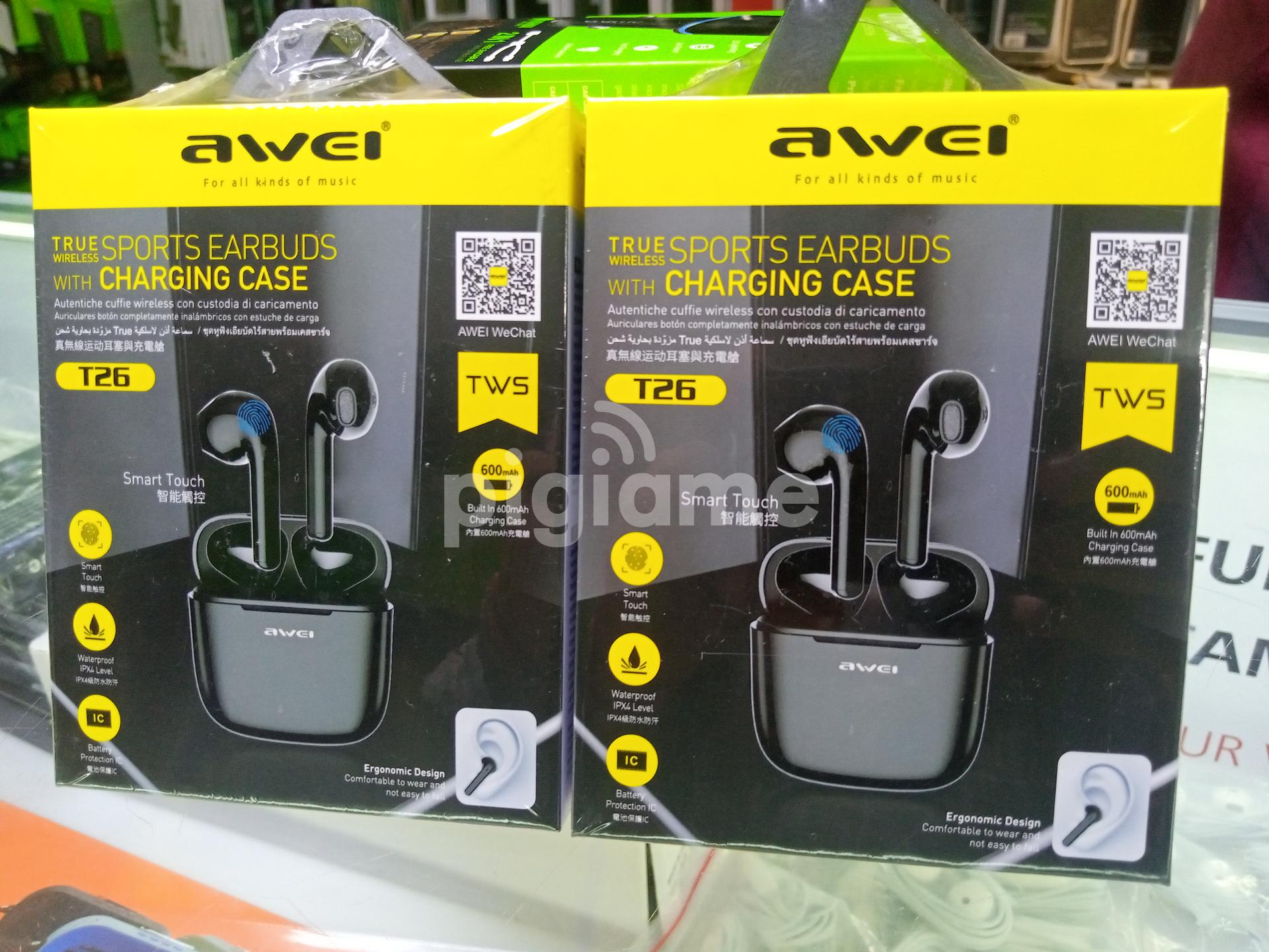 Awei T26 TWS Wireless Bluetooth 5.0 Sports Earbuds