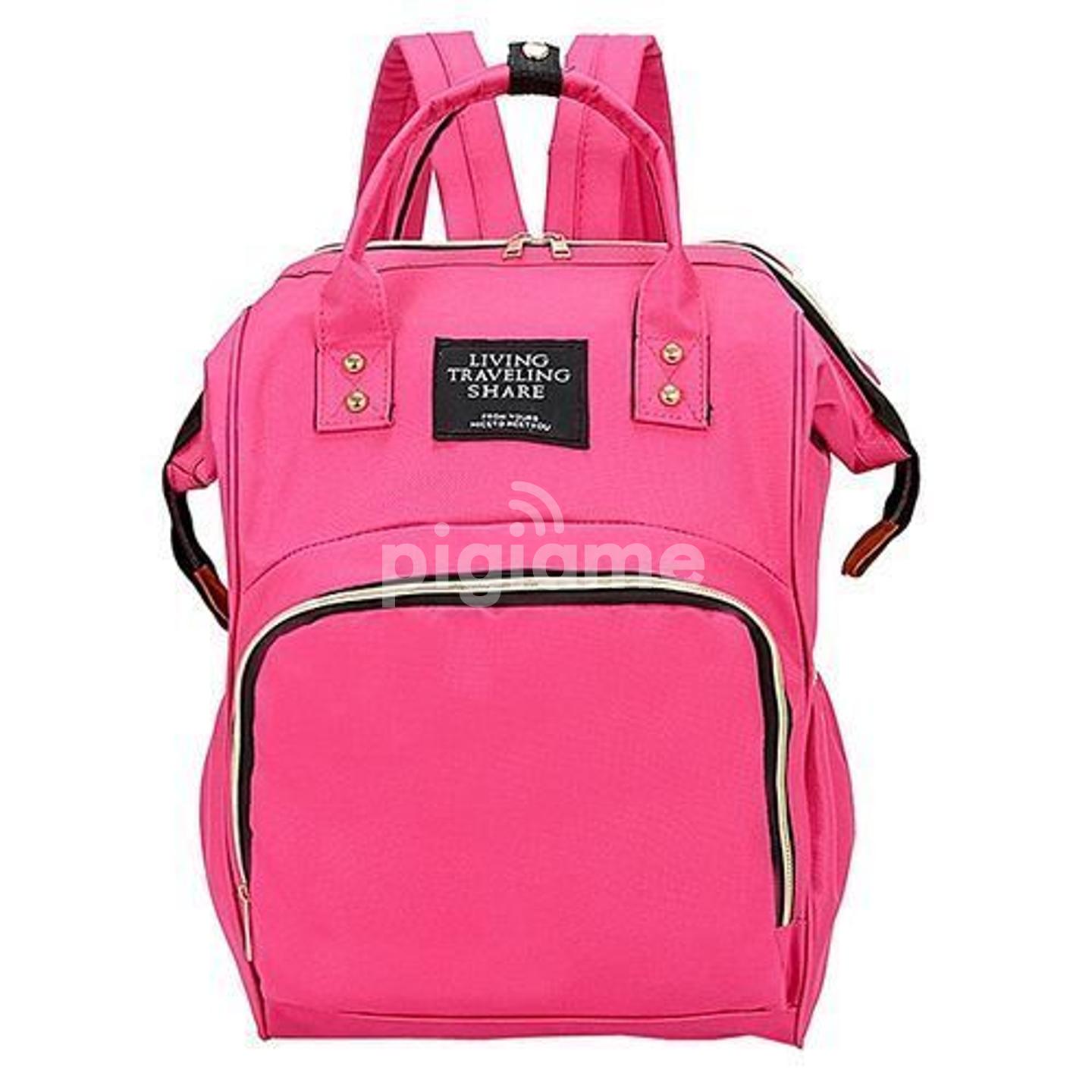 travel backpack pink
