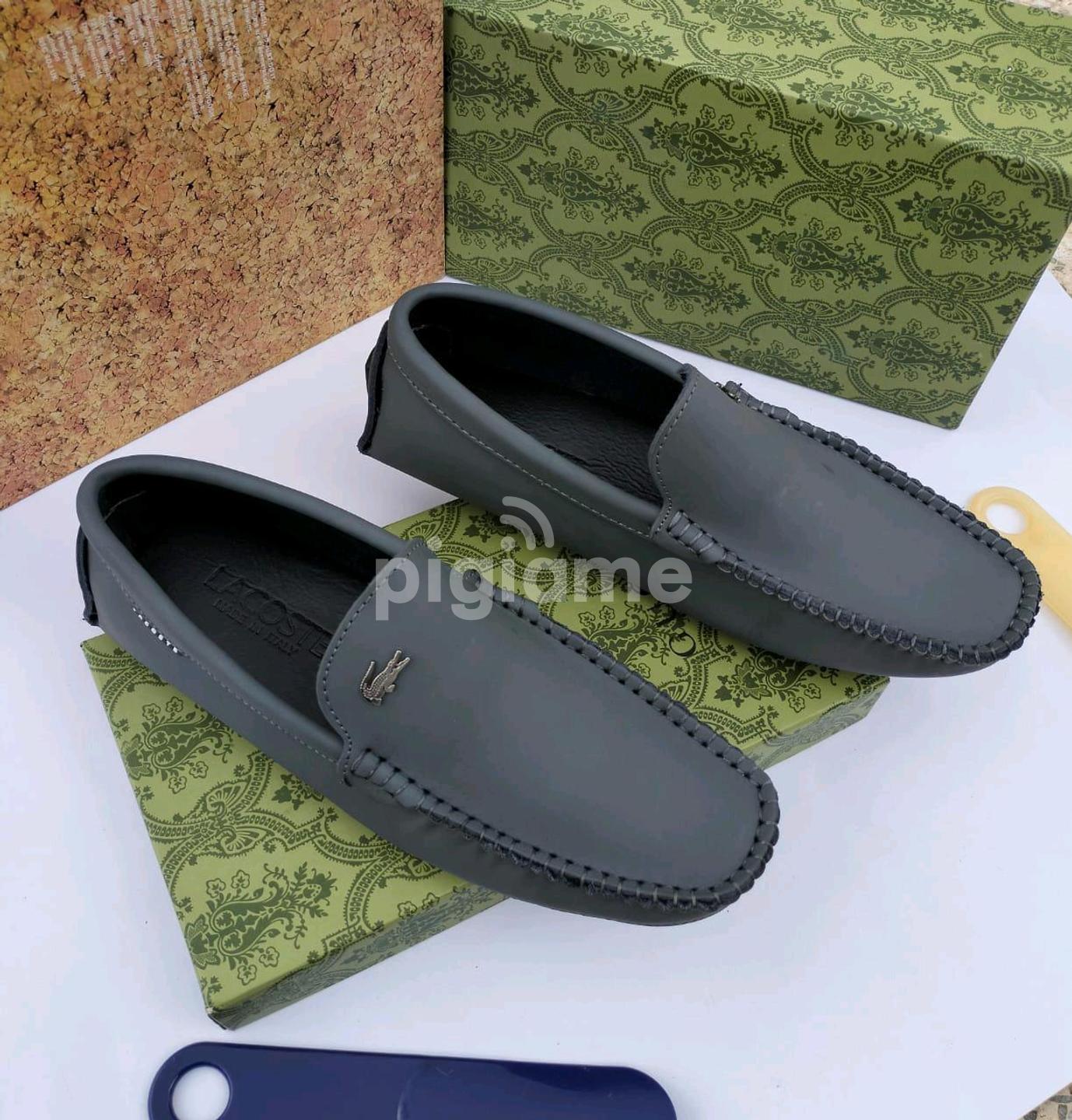 Lacoste best sale leather loafers