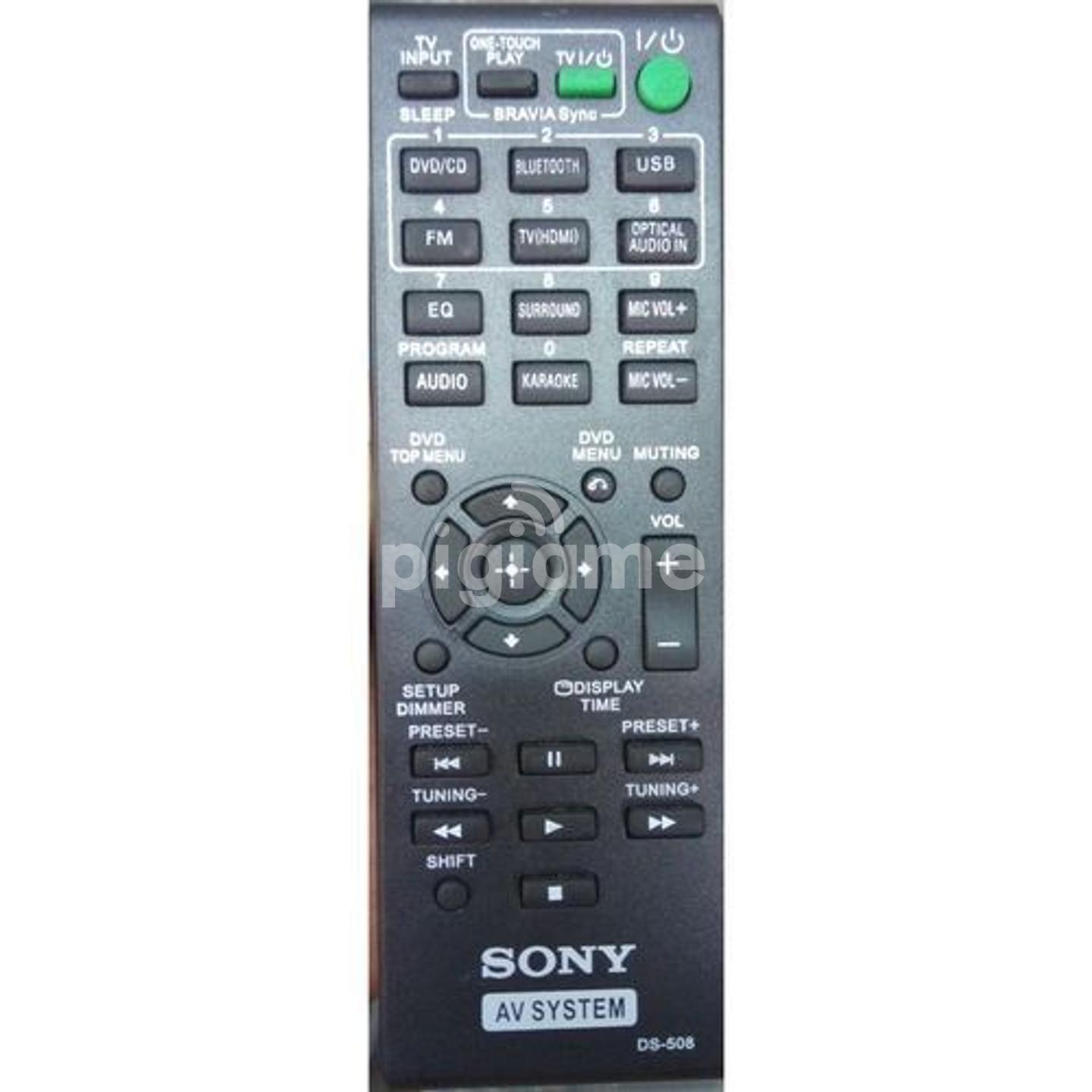 Sony Home Theatre Remote Control For Sony Music System With Bluetooth