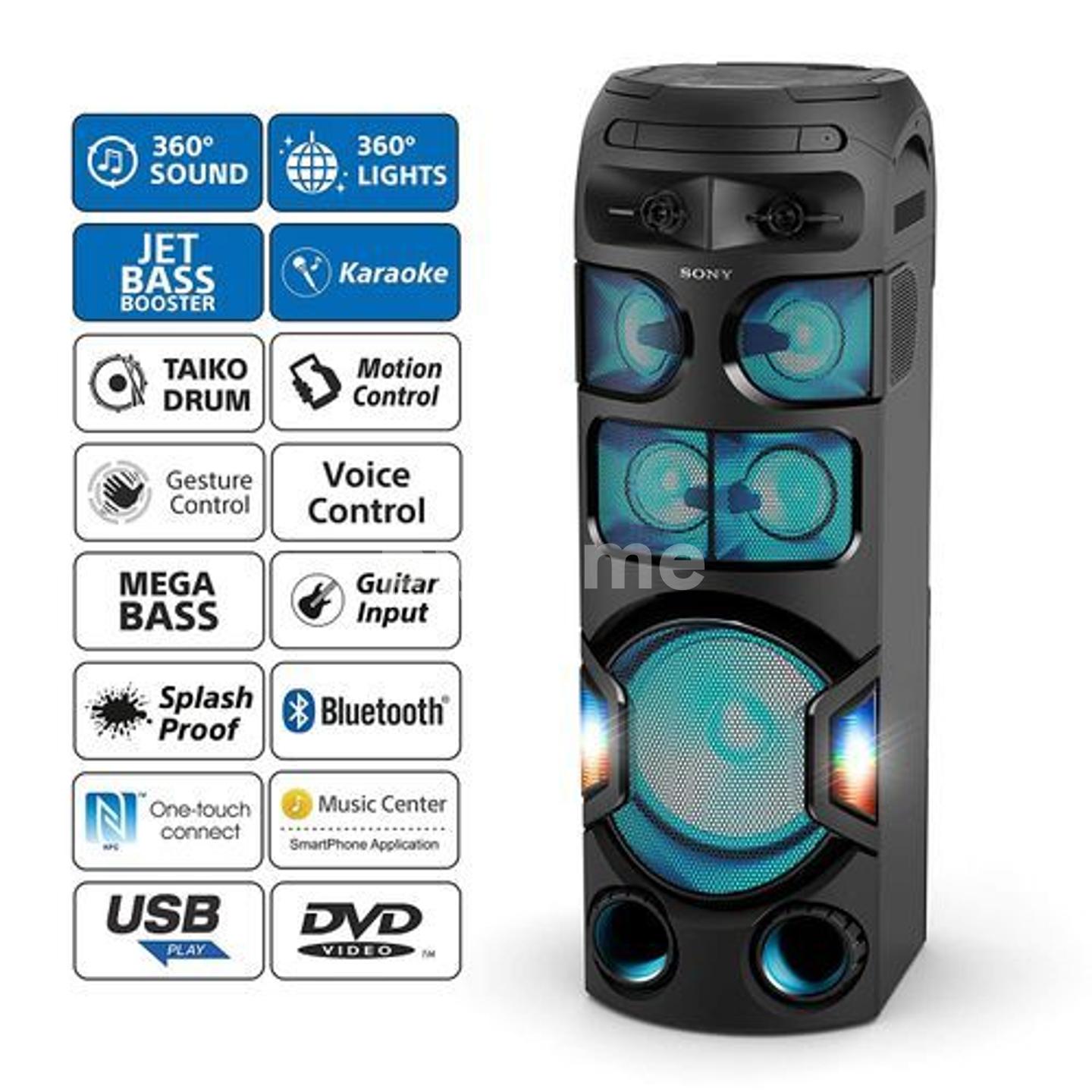 Sony HIGH POWER PARTY SPEAKER CLEAR AUDIO MHC V81D